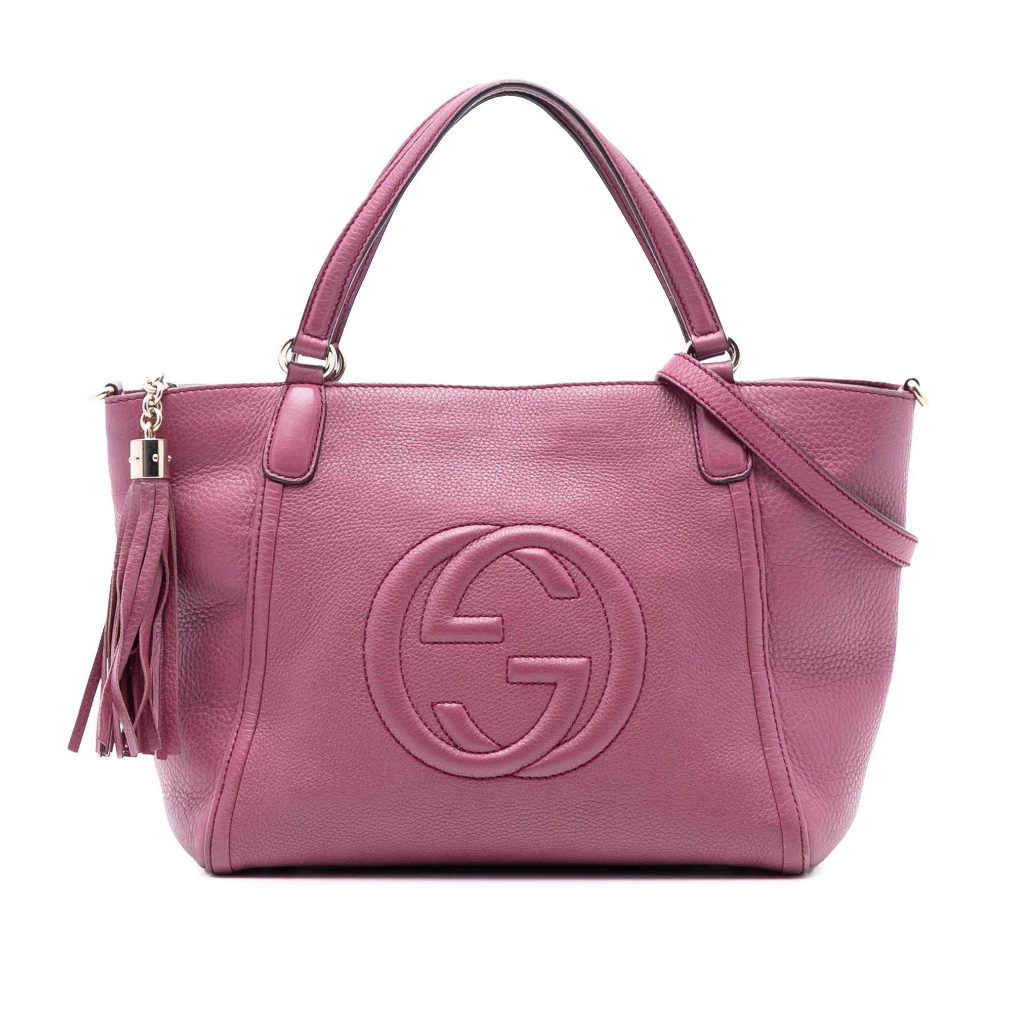 Soho pony-style calfskin handbag