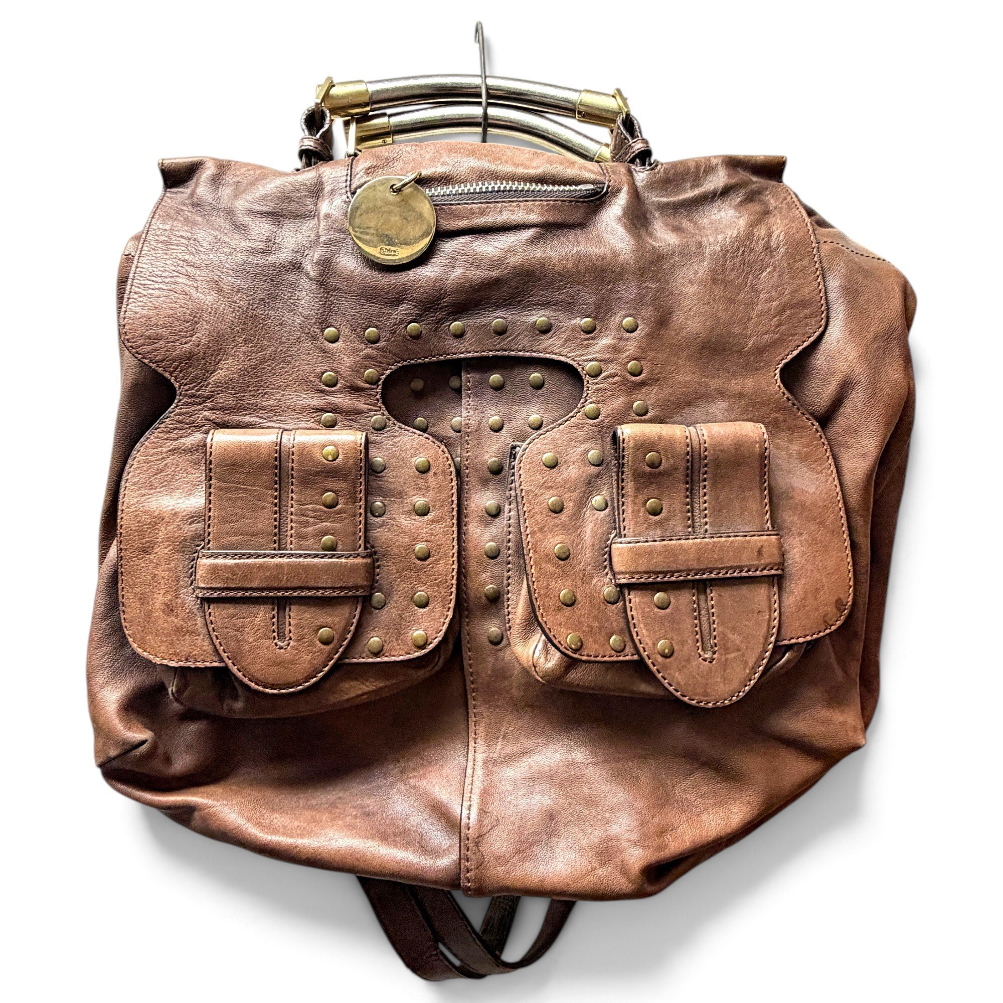 Leather handbag