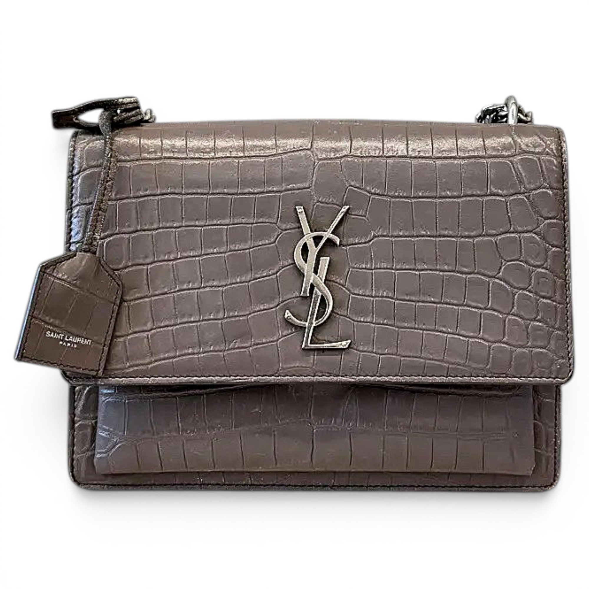 Sunset leather crossbody bag