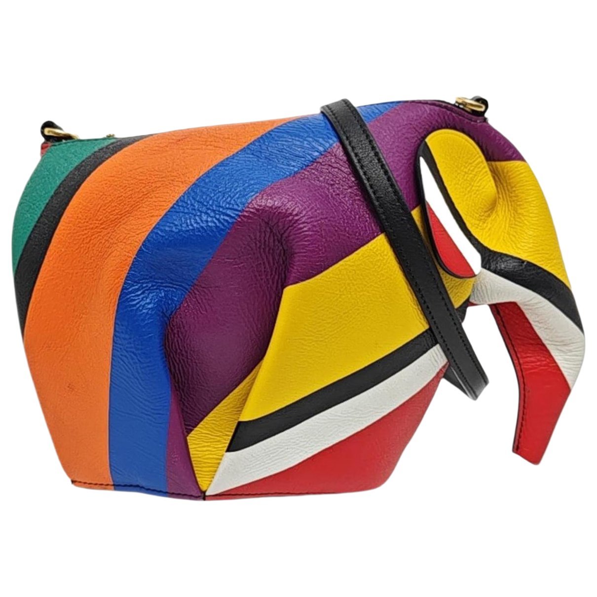 Animals leather crossbody bag