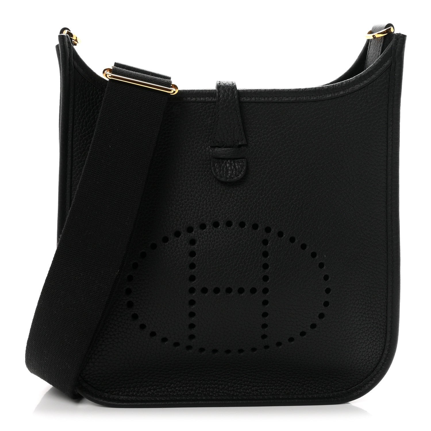 Hermes Taurillon Clemence Evelyne 23 Poche III Black