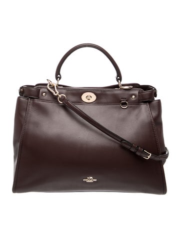 Leather Top Handle Bag