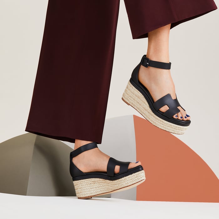 Noir Elda Espadrille