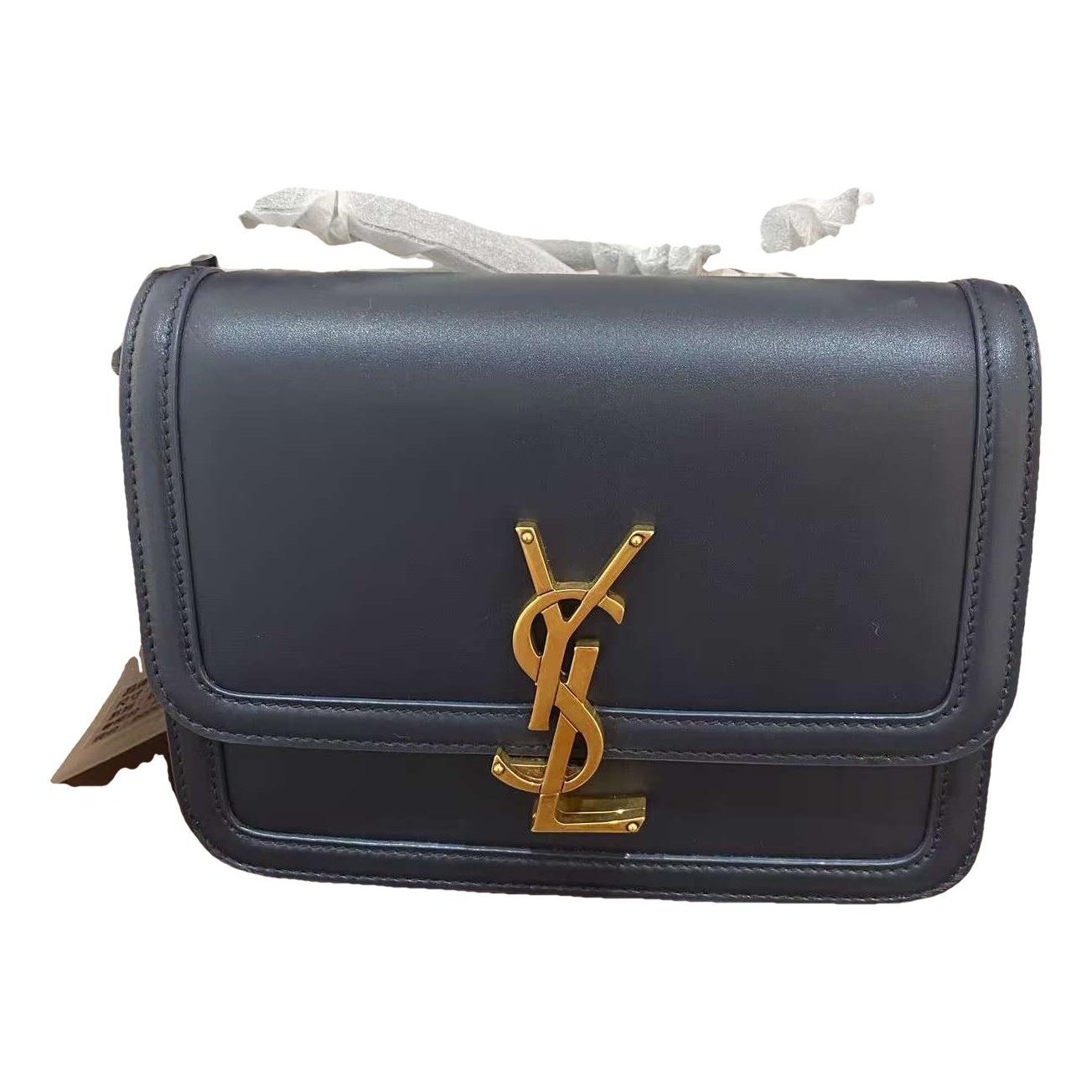 Solférino leather handbag