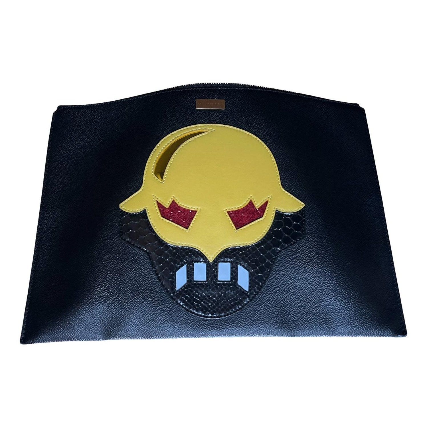 Vegan leather clutch bag