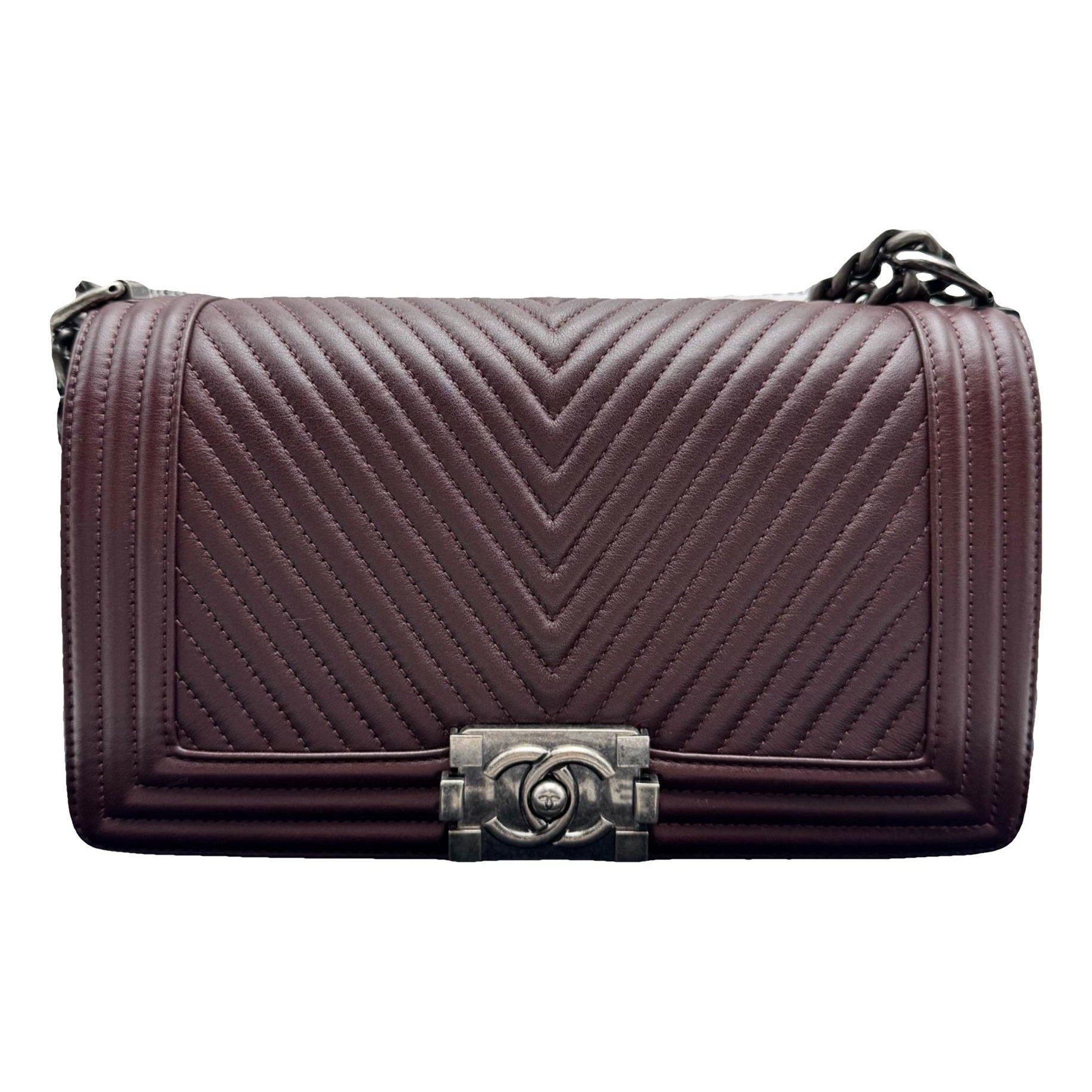 Boy leather crossbody bag