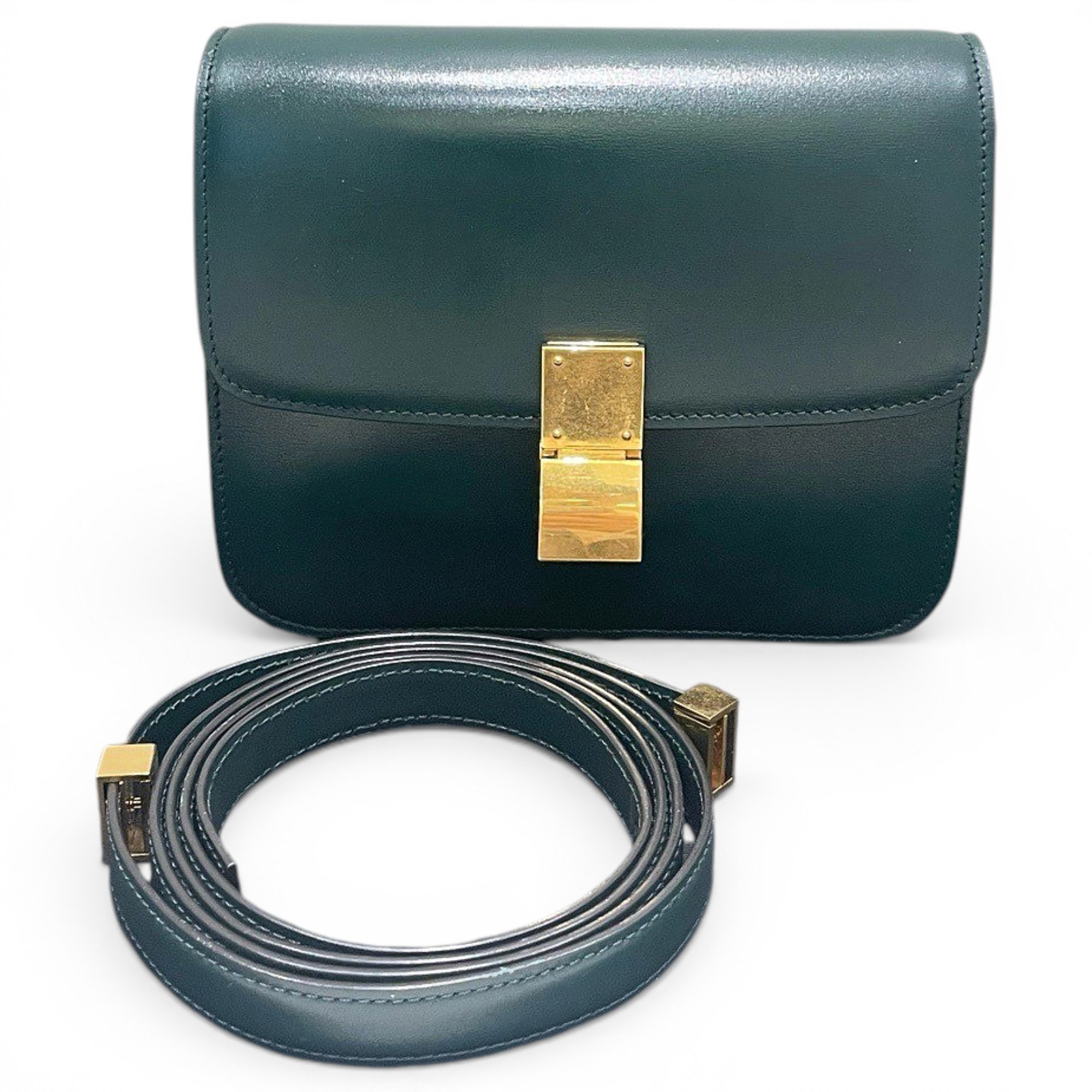 Classic leather handbag