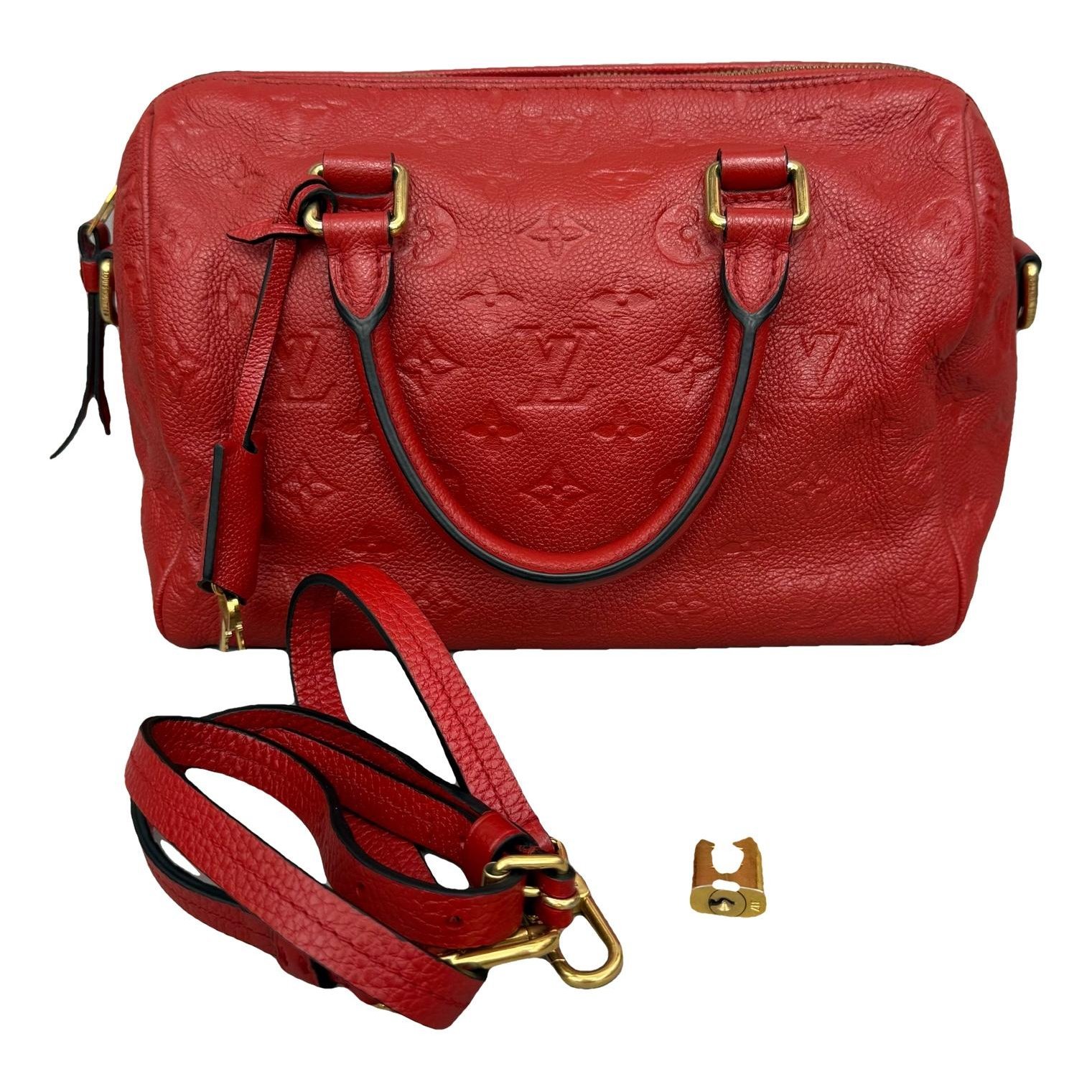 Speedy leather handbag