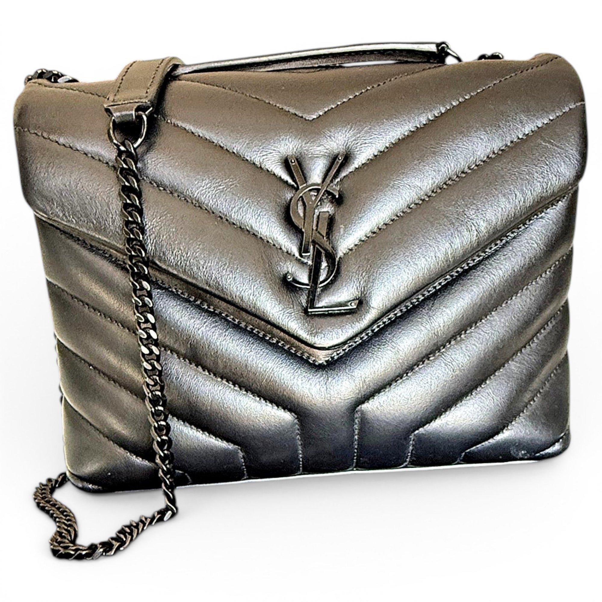 Loulou leather crossbody bag