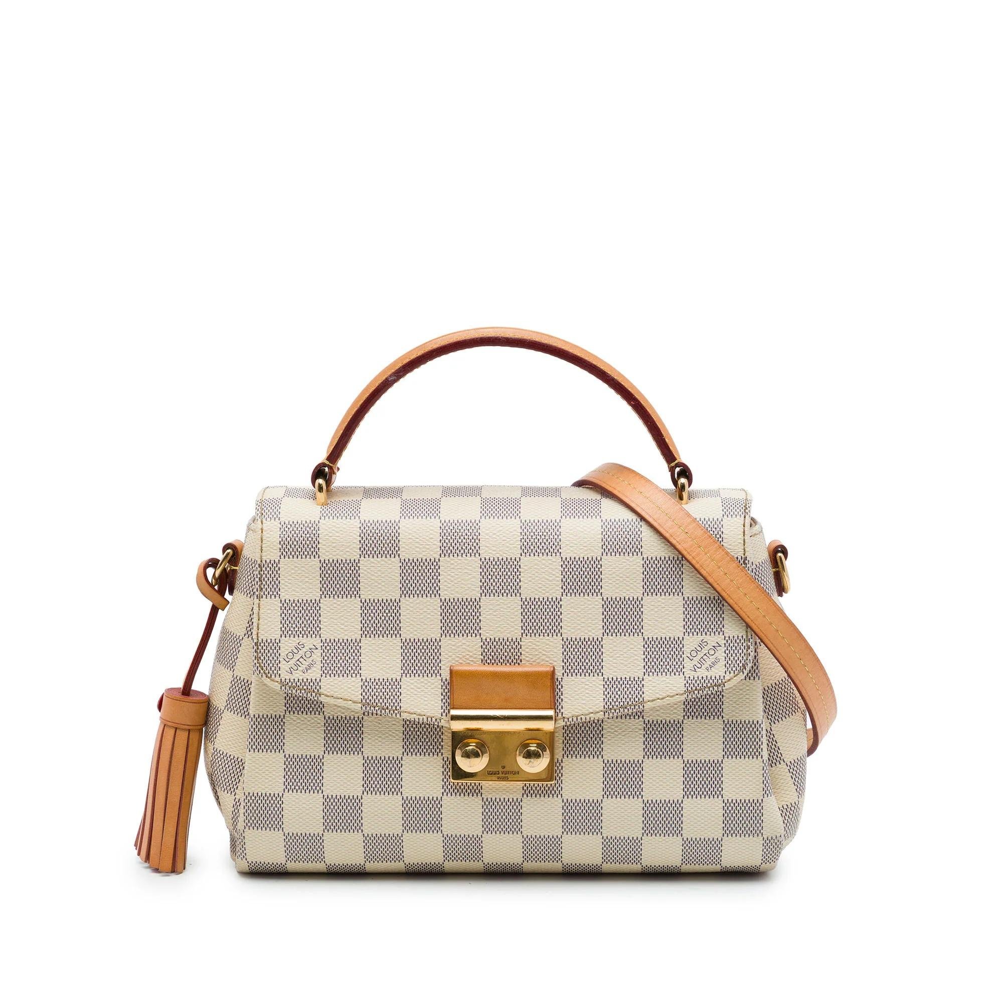 Croisette leather satchel