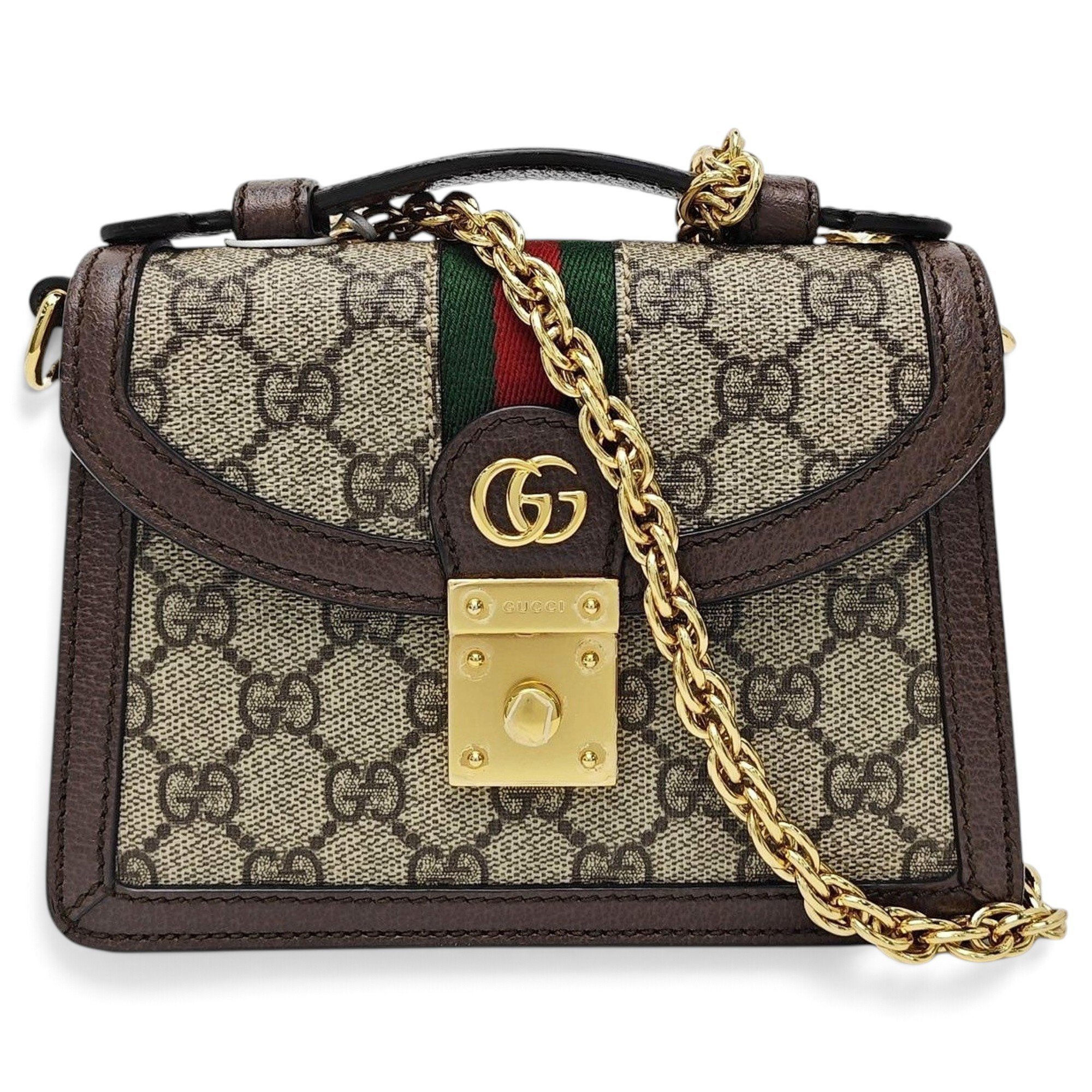 Ophidia leather handbag
