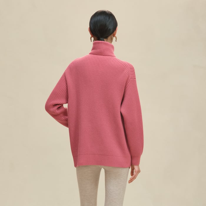Rose Sorbet Wool Knit Jacket