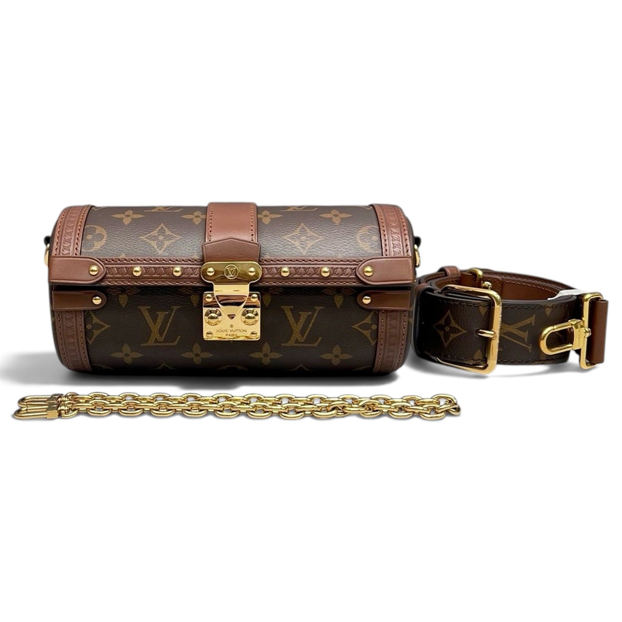 Louis Vuitton Papillon Trunk leather crossbody bag