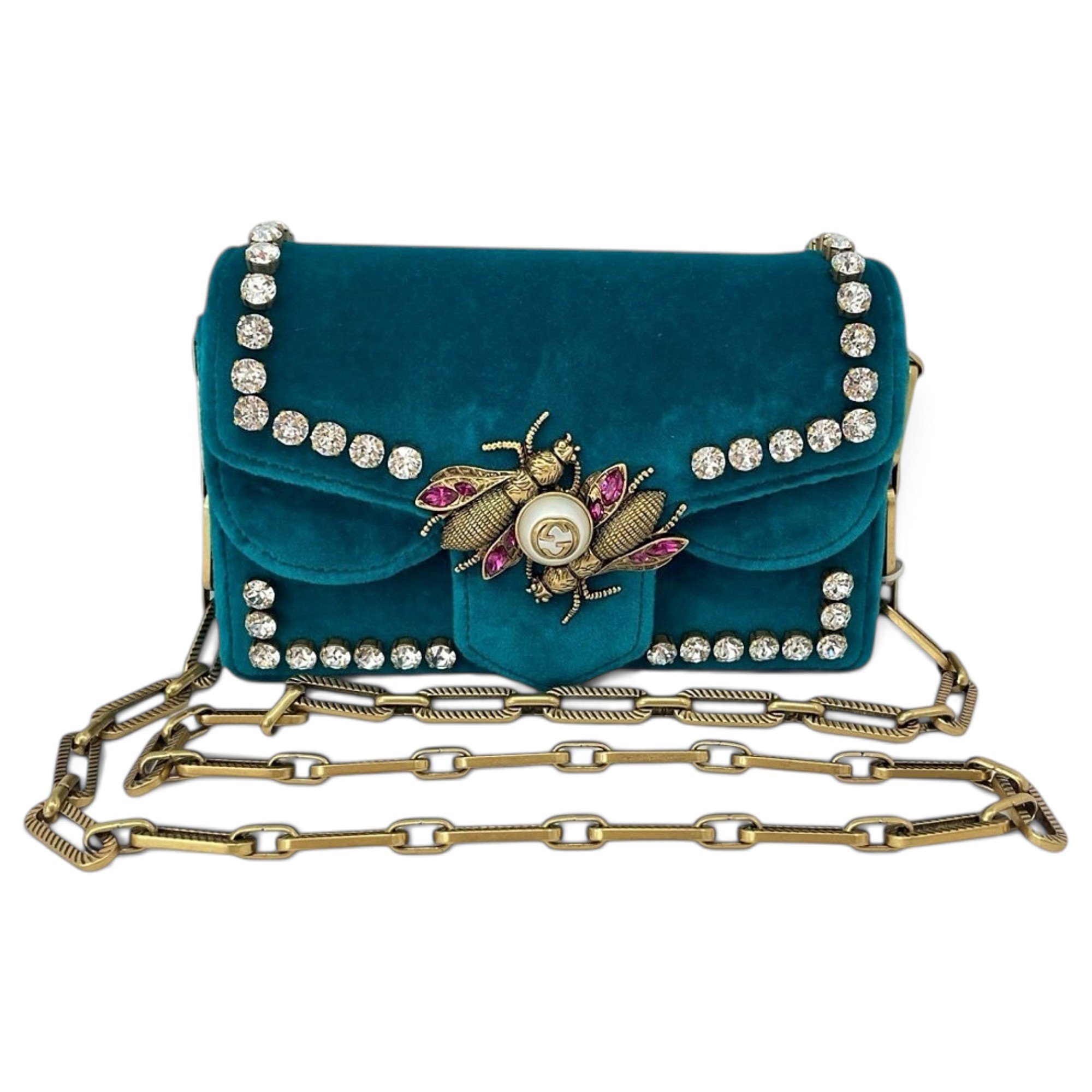 Broadway velvet handbag