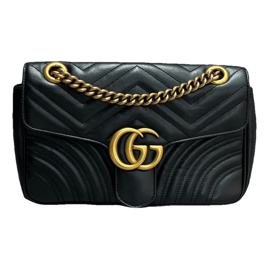 GG Marmont Flap leather handbag