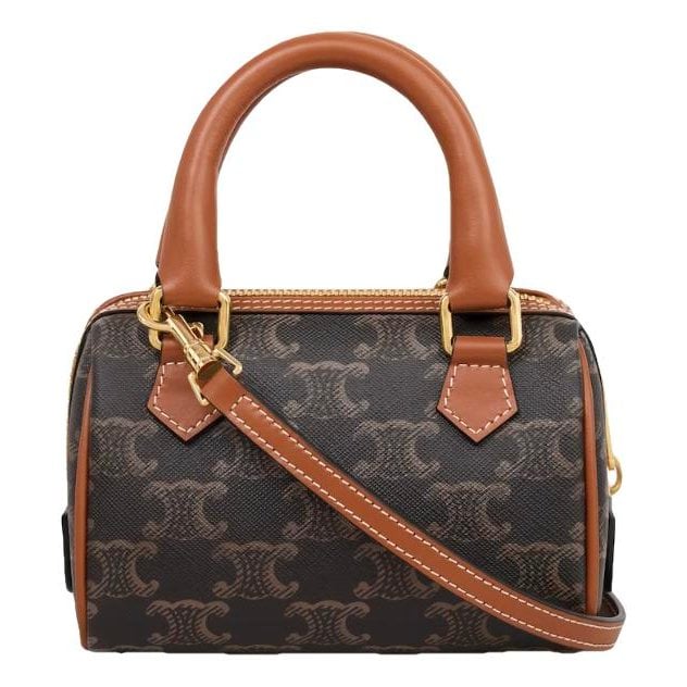 Leather bowling bag