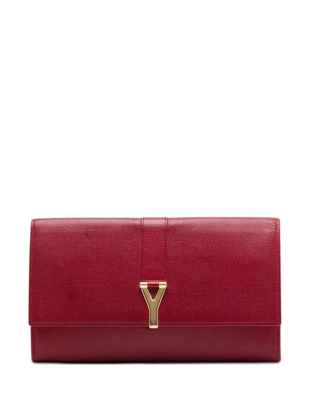 2016 Textured Leather Chyc Ligne clutch bag