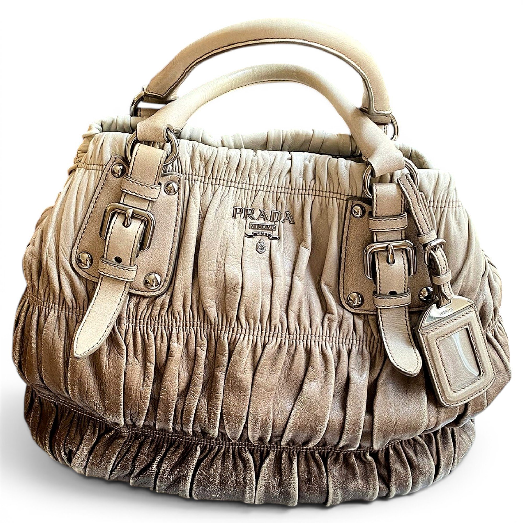 Leather handbag