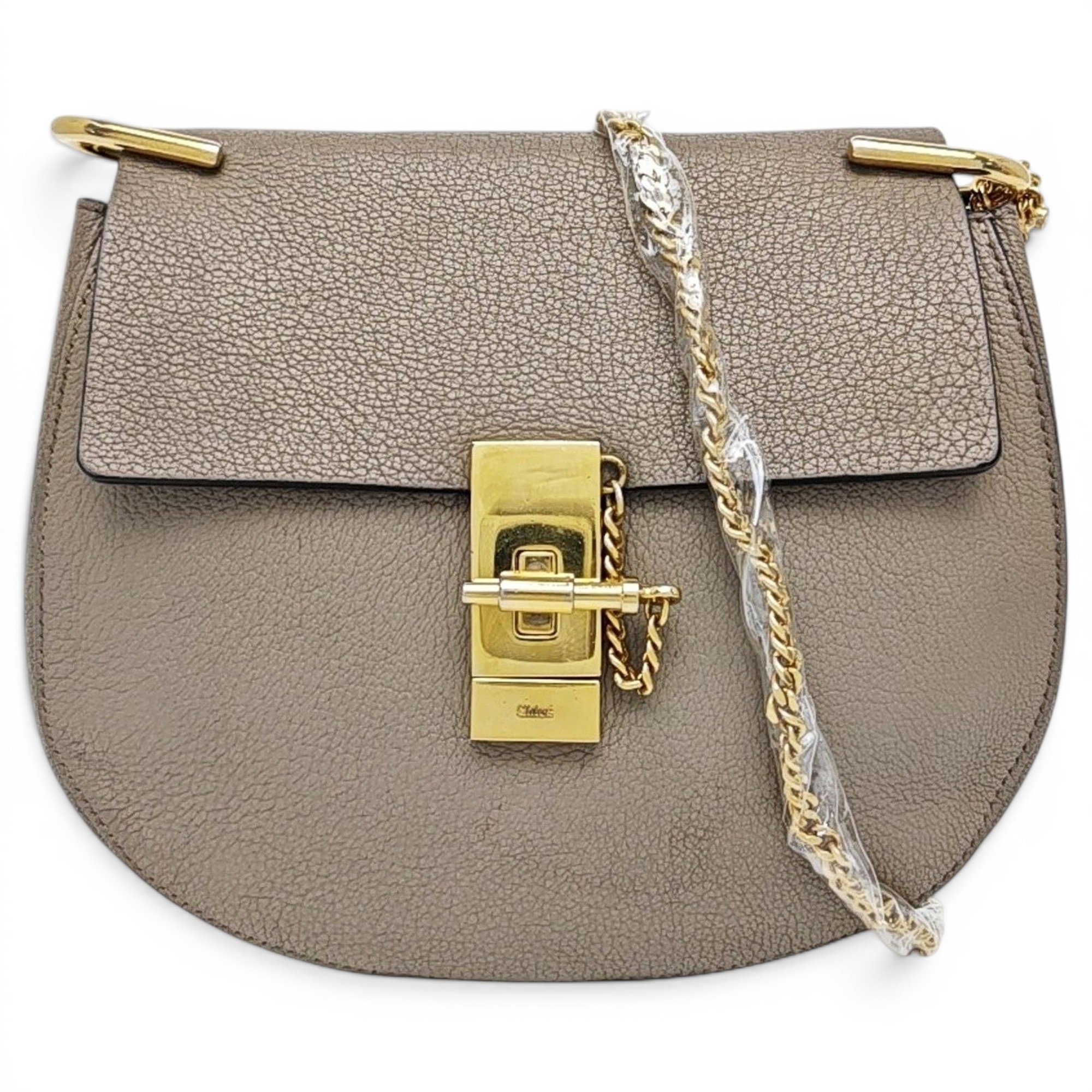 Drew leather handbag