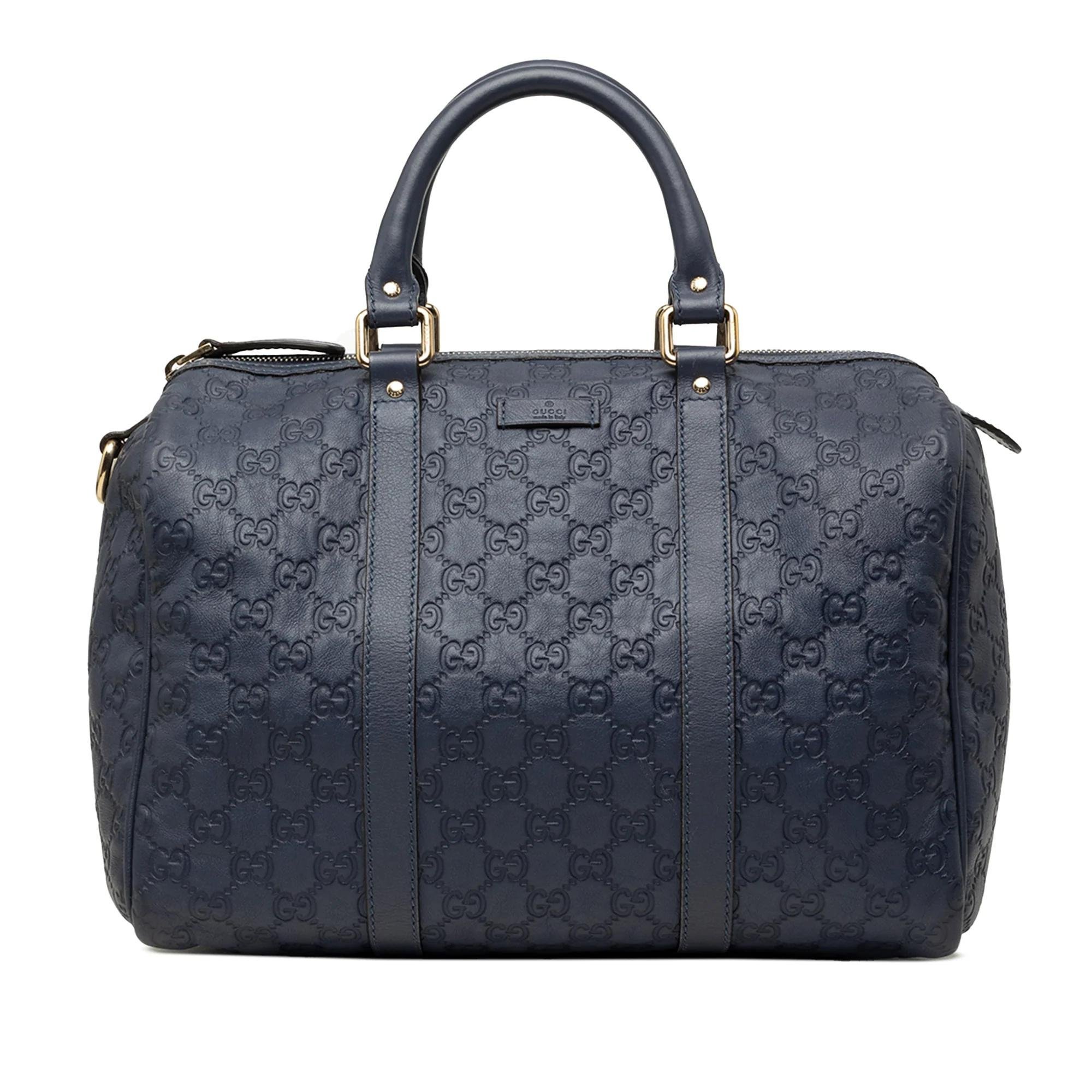 Boston leather bag