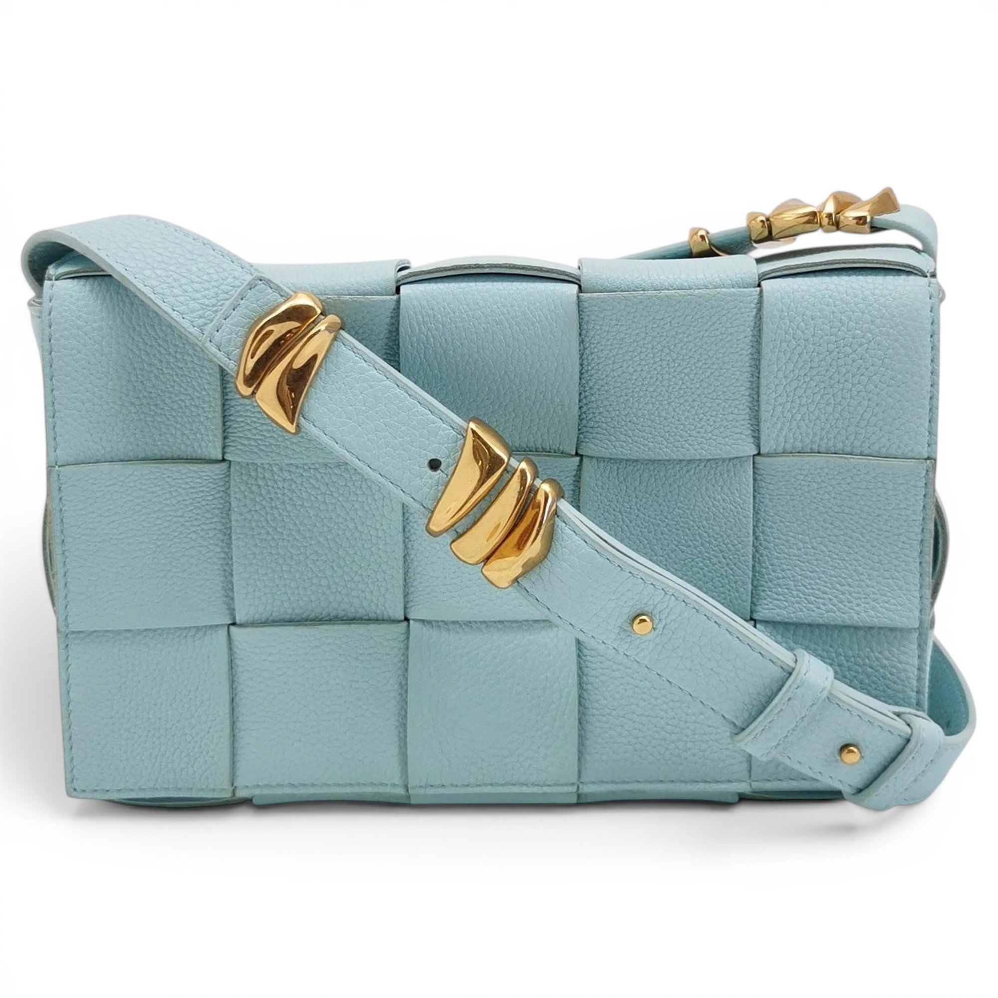 Cassette leather crossbody bag