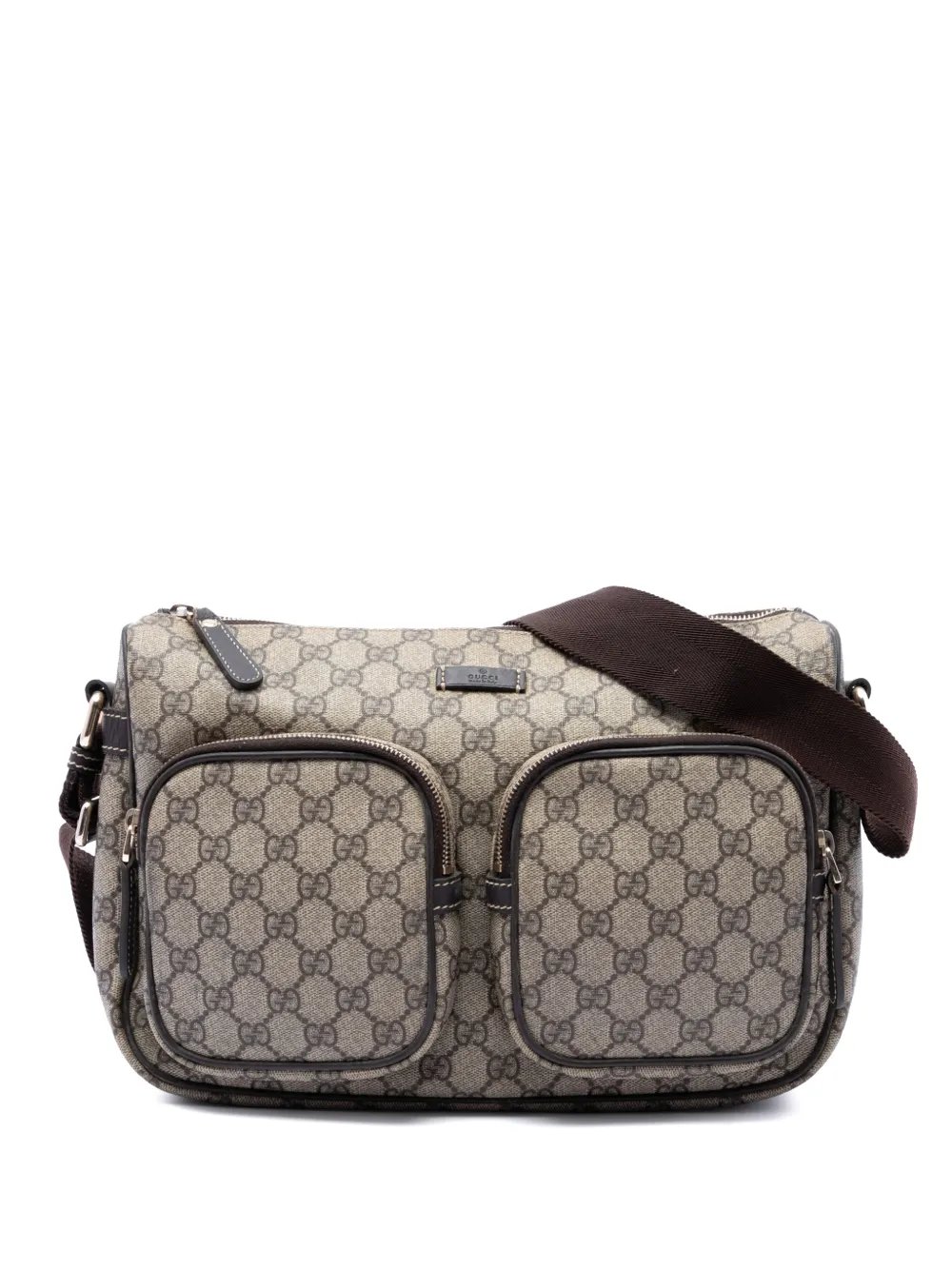 2016-2026 GG Supreme Double Pocket crossbody bag