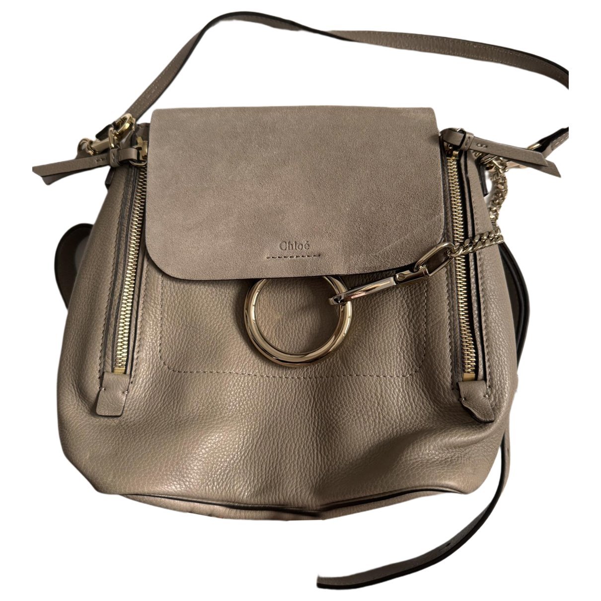 Faye leather backpack