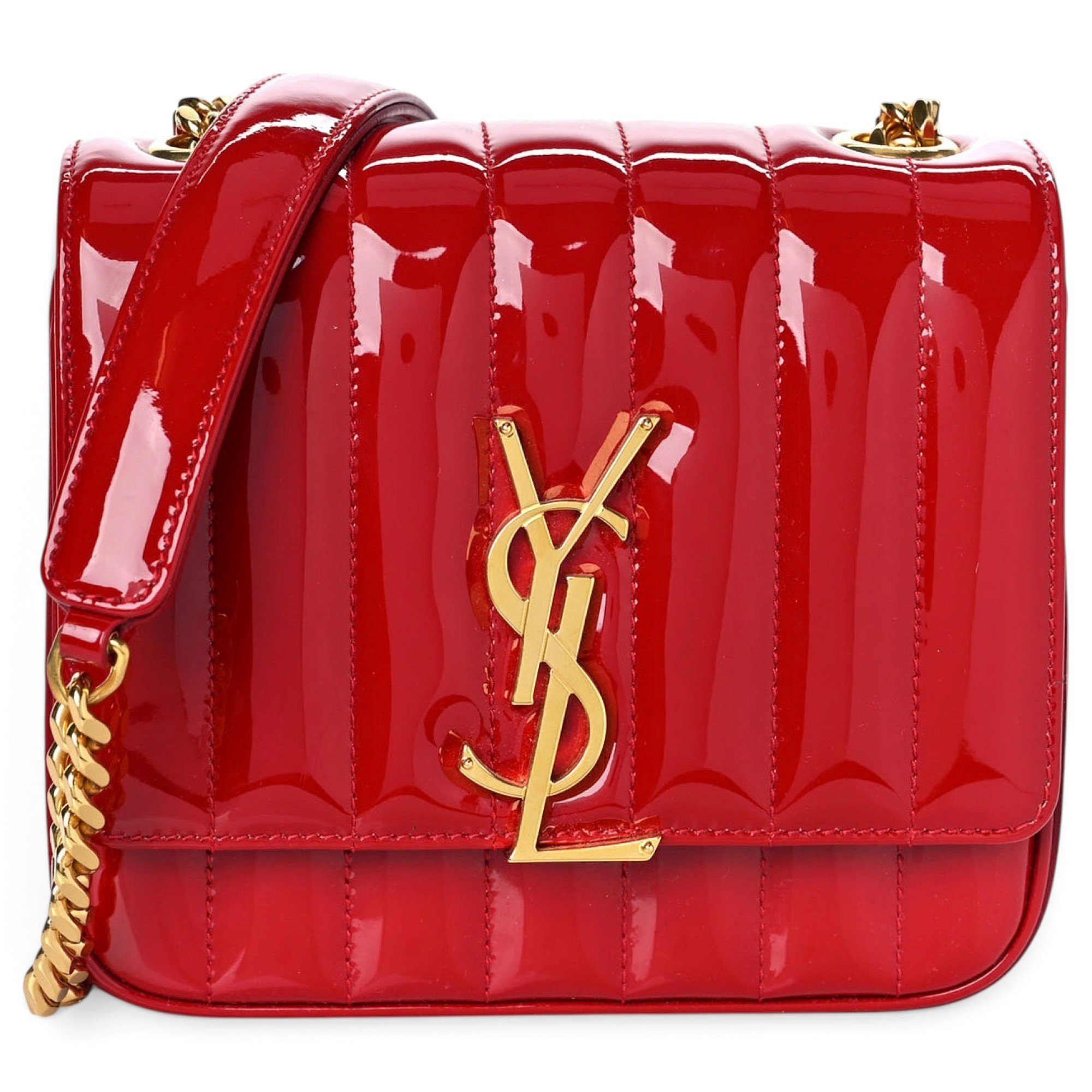 Vicky patent leather handbag