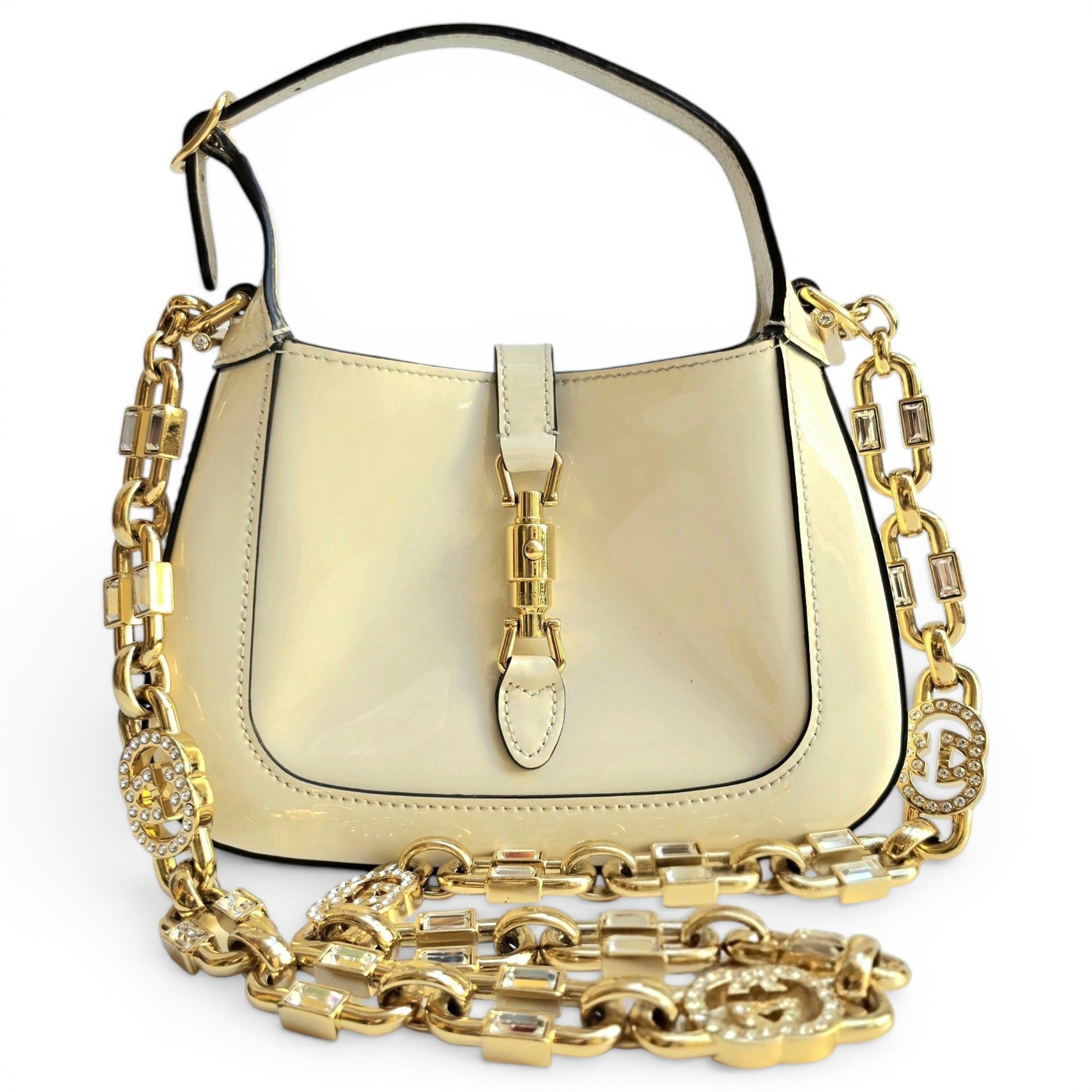 Jackie 1961 patent leather mini bag