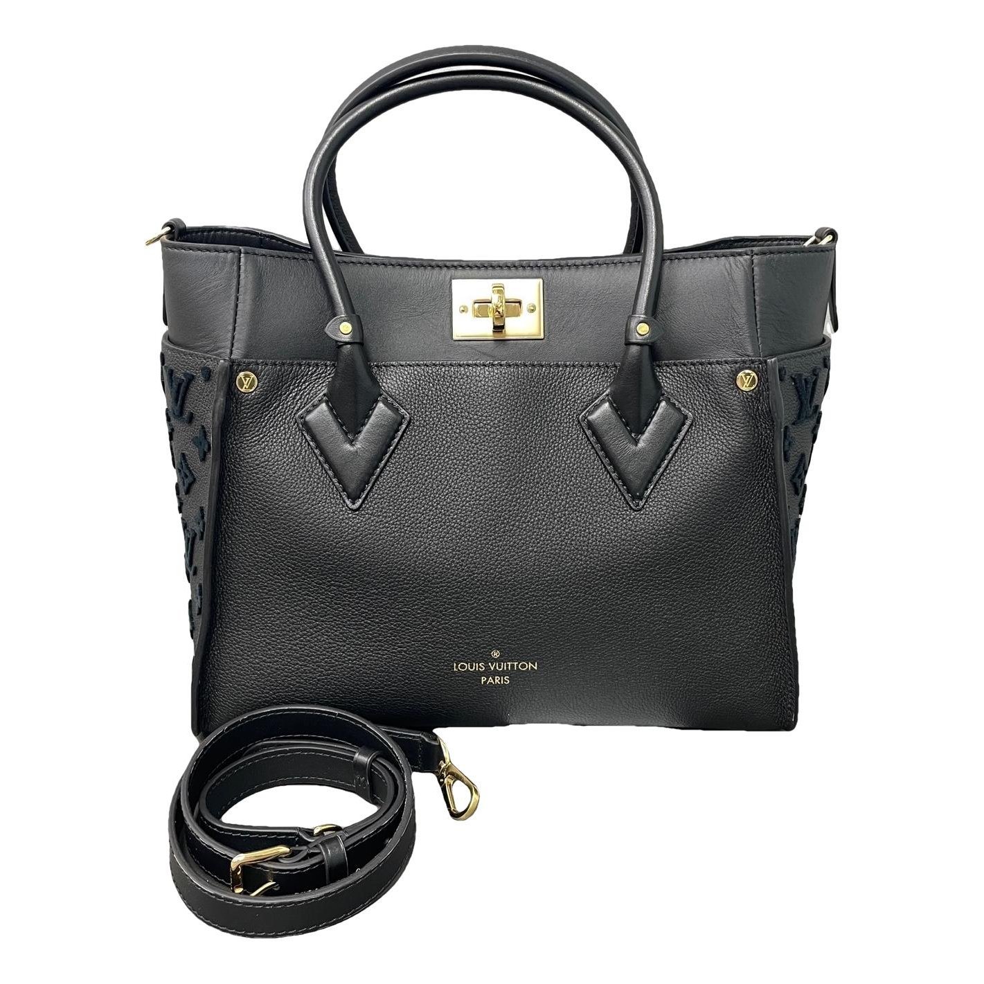 On My Side leather handbag