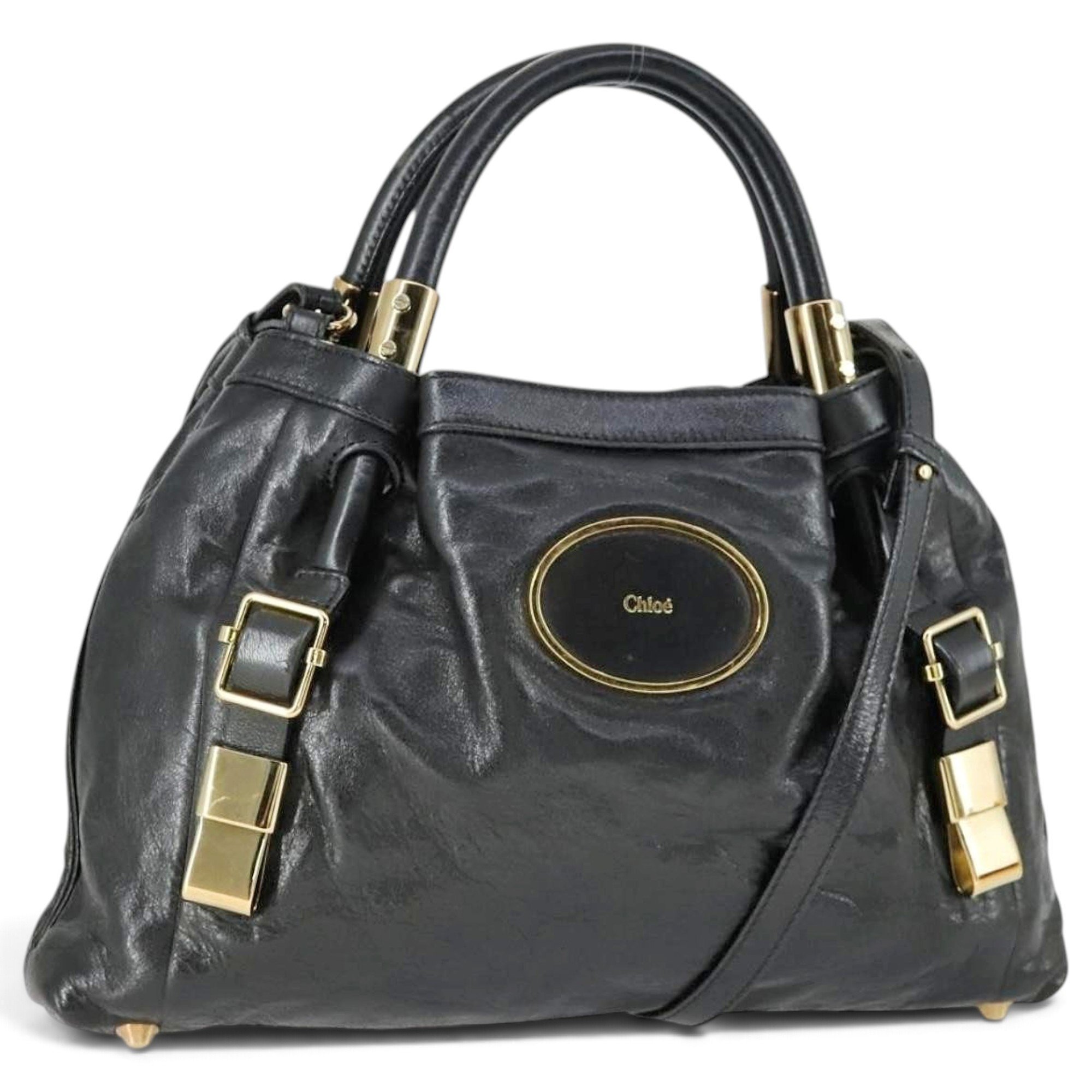 Leather handbag