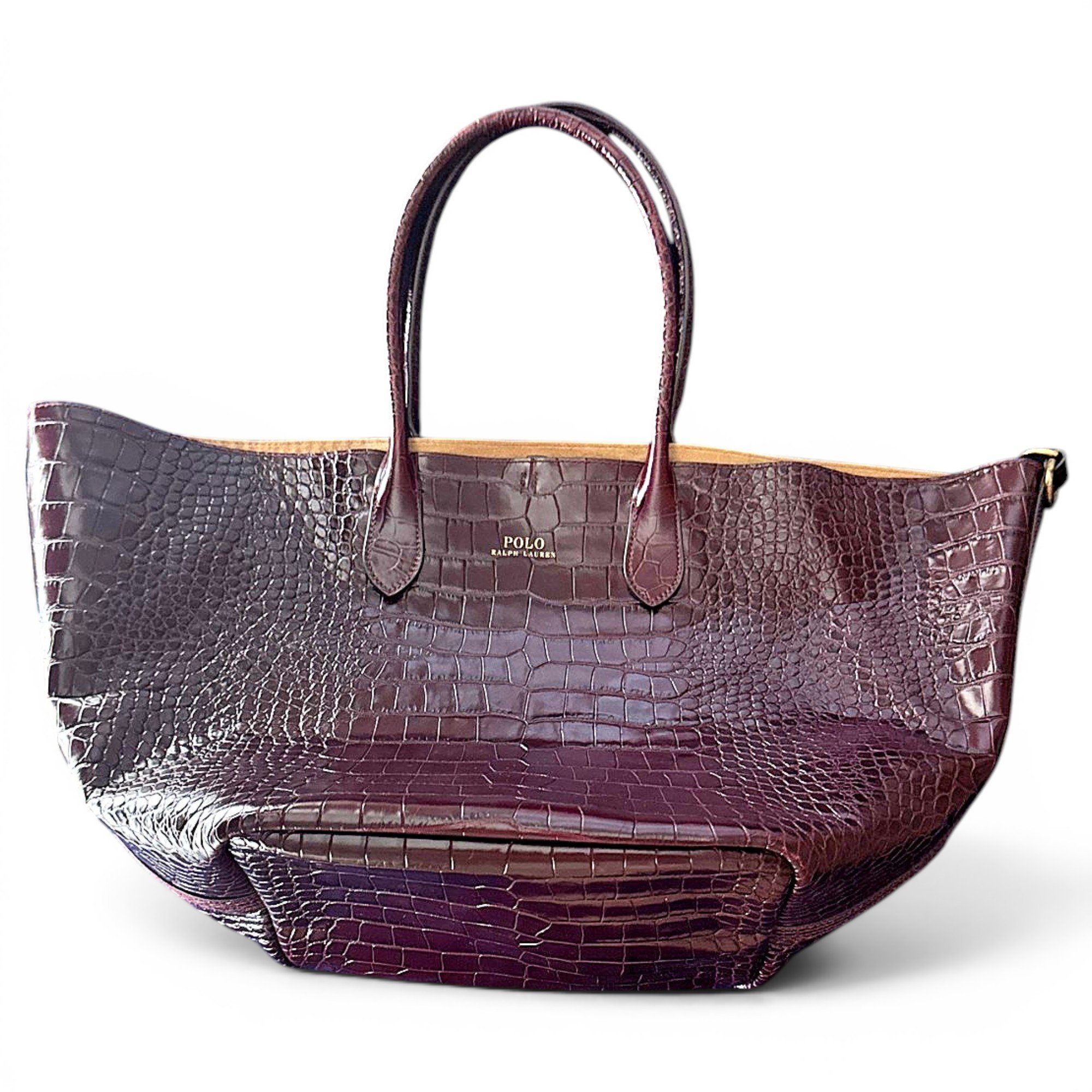 Leather tote