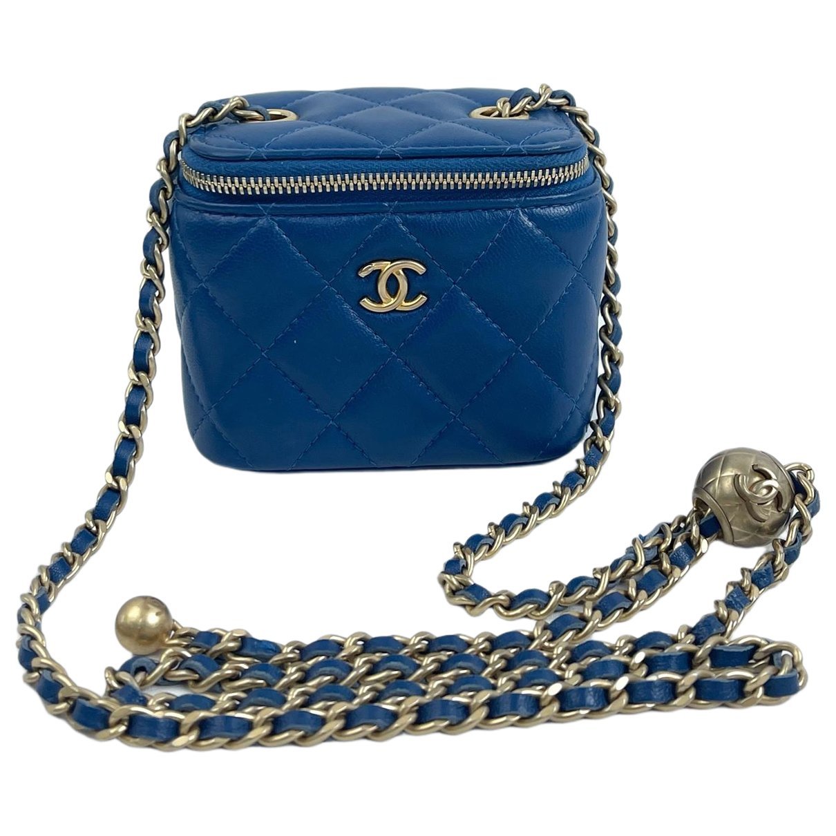 Trendy CC Vanity leather handbag