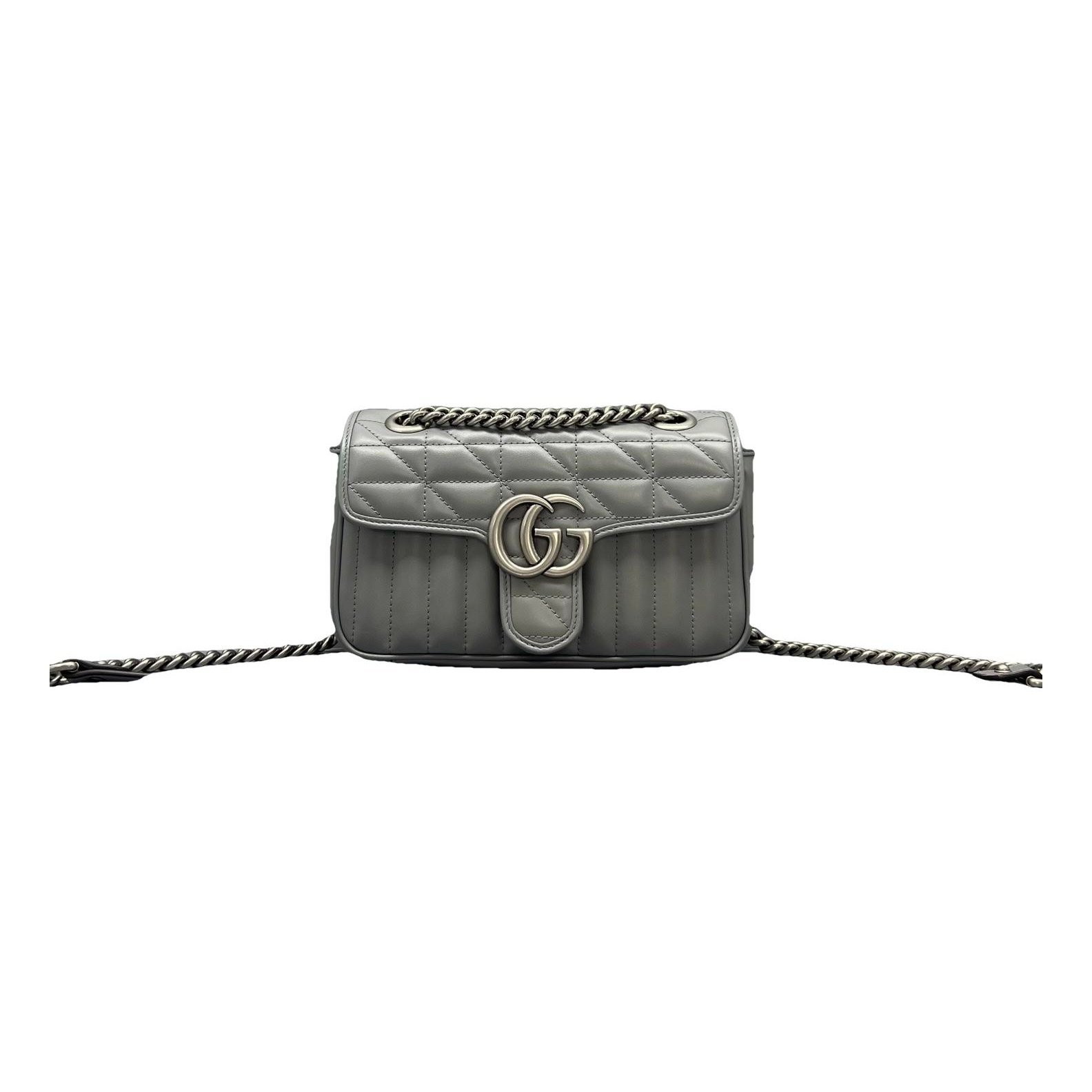 GG Marmont Flap leather crossbody bag