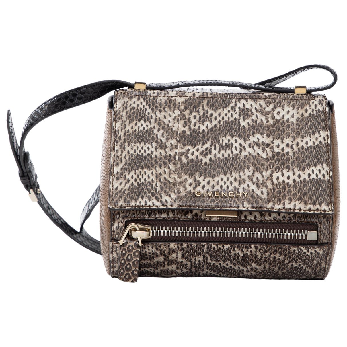 Exotic leathers crossbody bag
