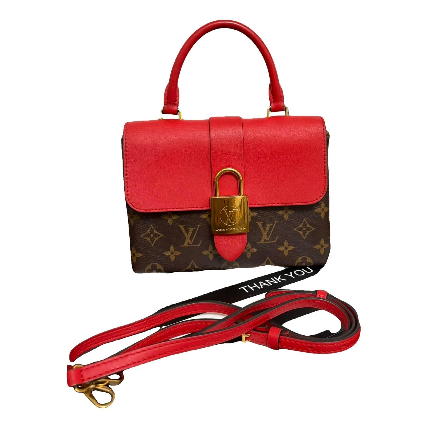 Louis Vuitton Locky BB leather handbag