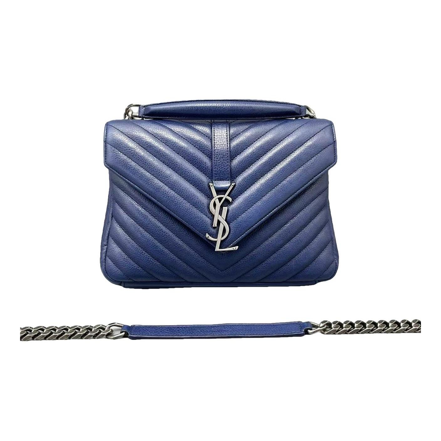 Collége monogramme leather handbag