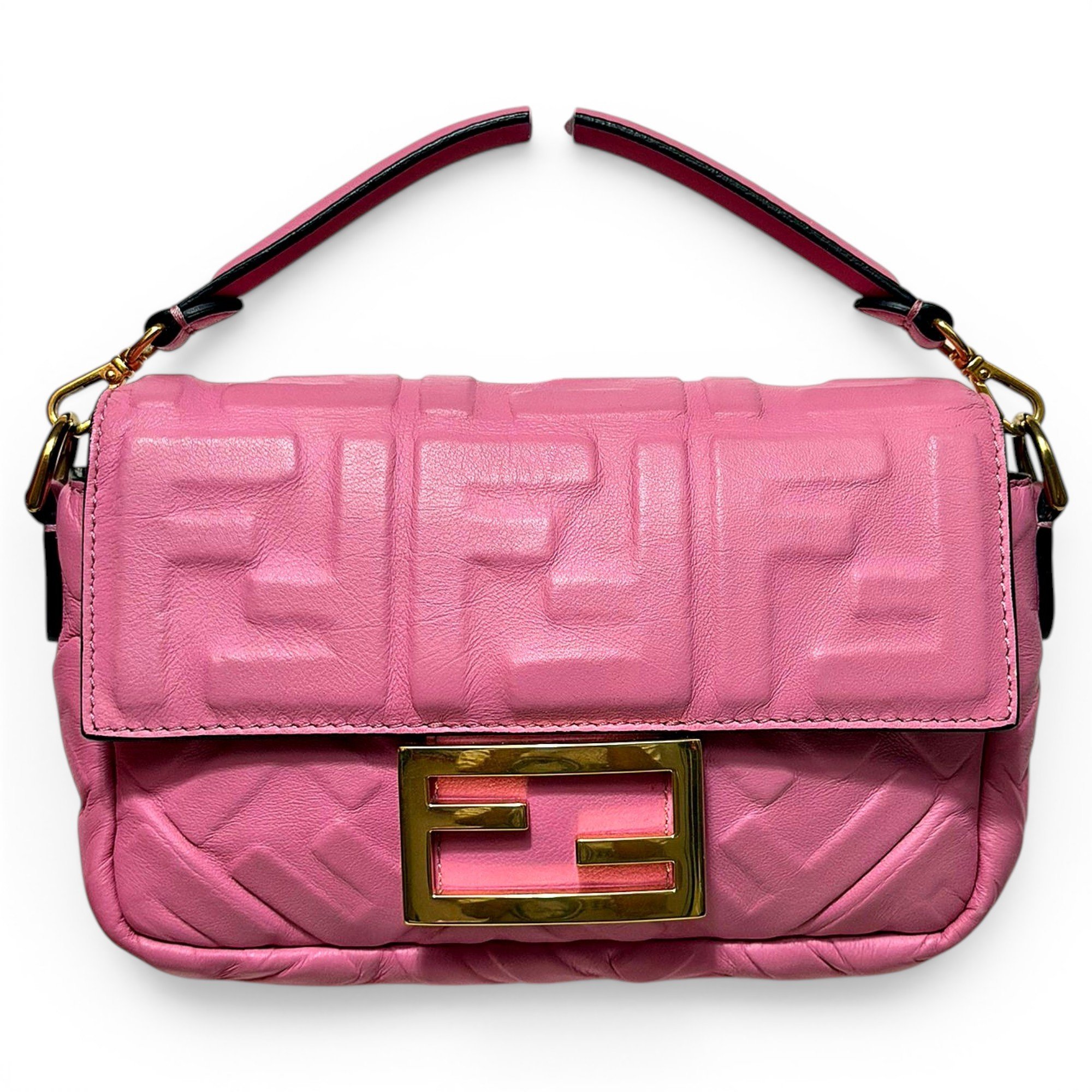 Baguette vegan leather handbag