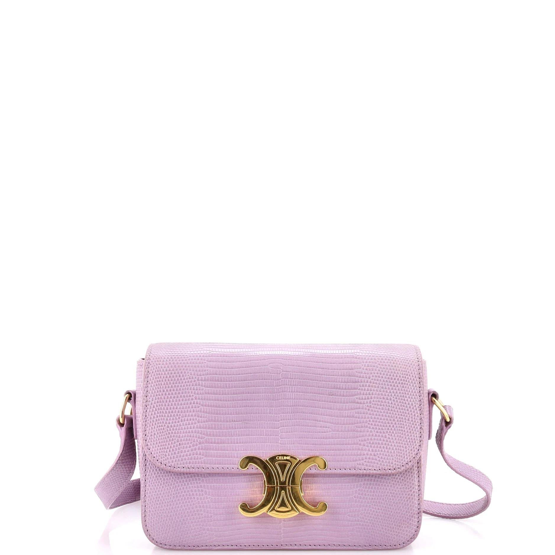 Lizard crossbody bag