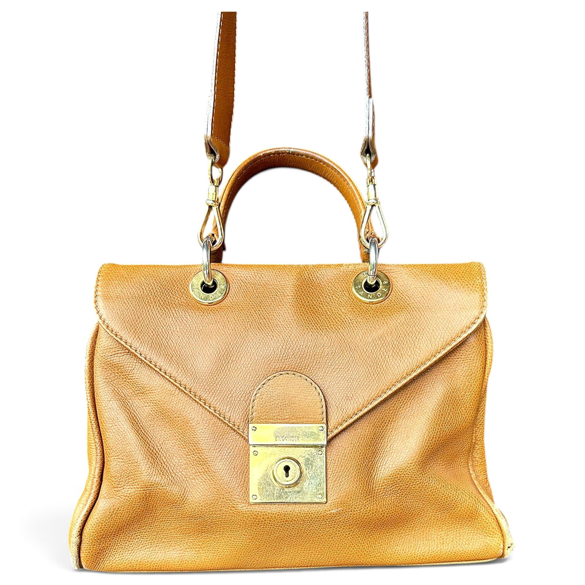 Jil Sander Tangle leather handbag