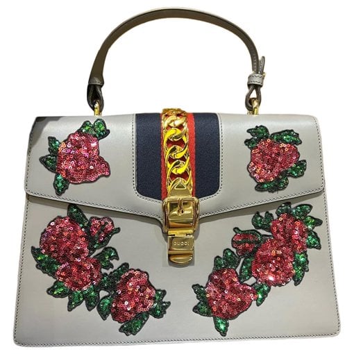 Sylvie Top Handle leather crossbody bag