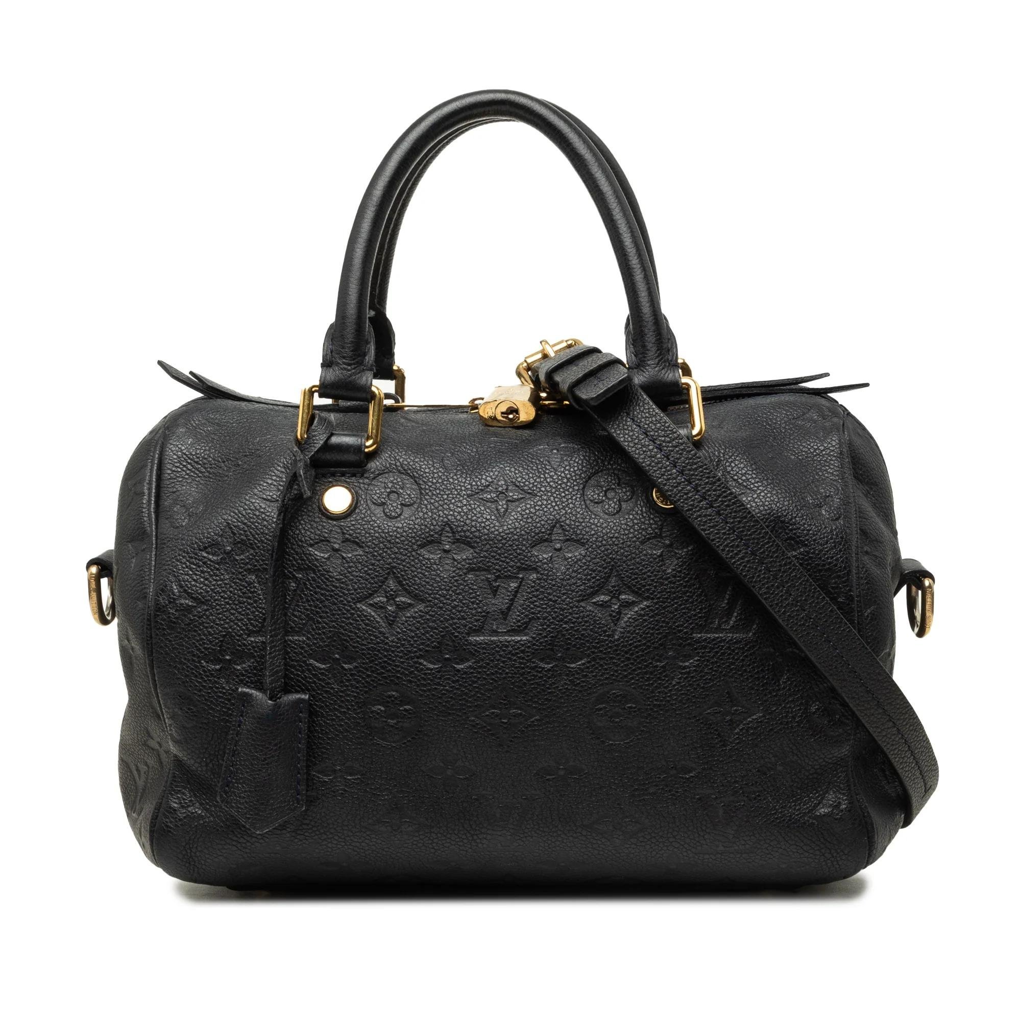 Speedy leather handbag