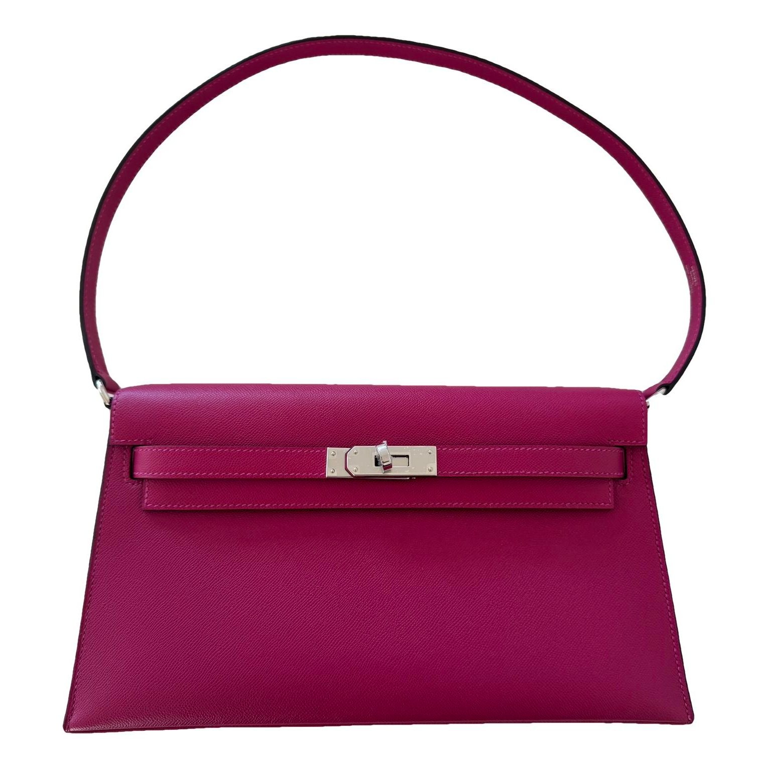 Hermes Kelly Handbag Rose Pourpre