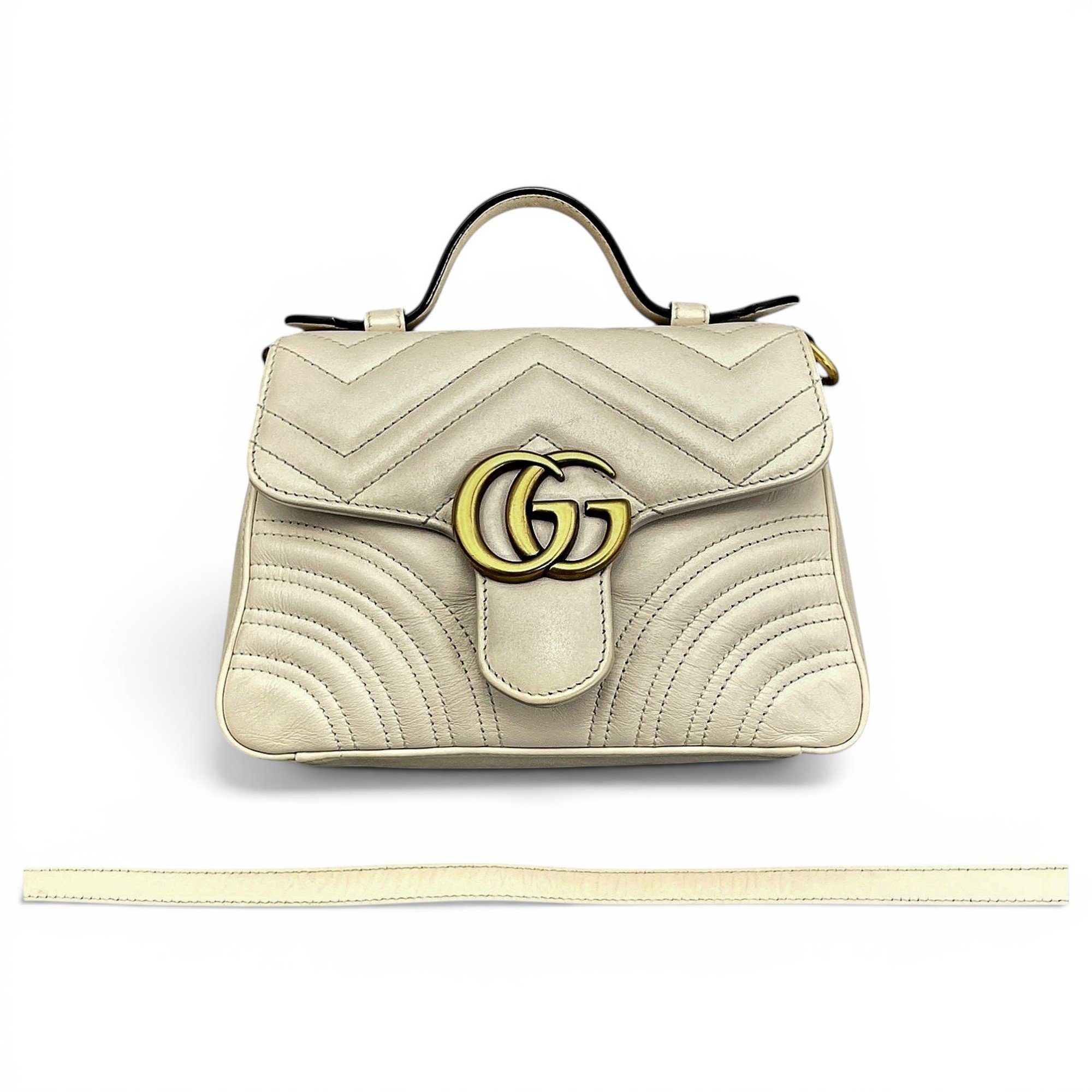 GG Marmont Flap leather handbag