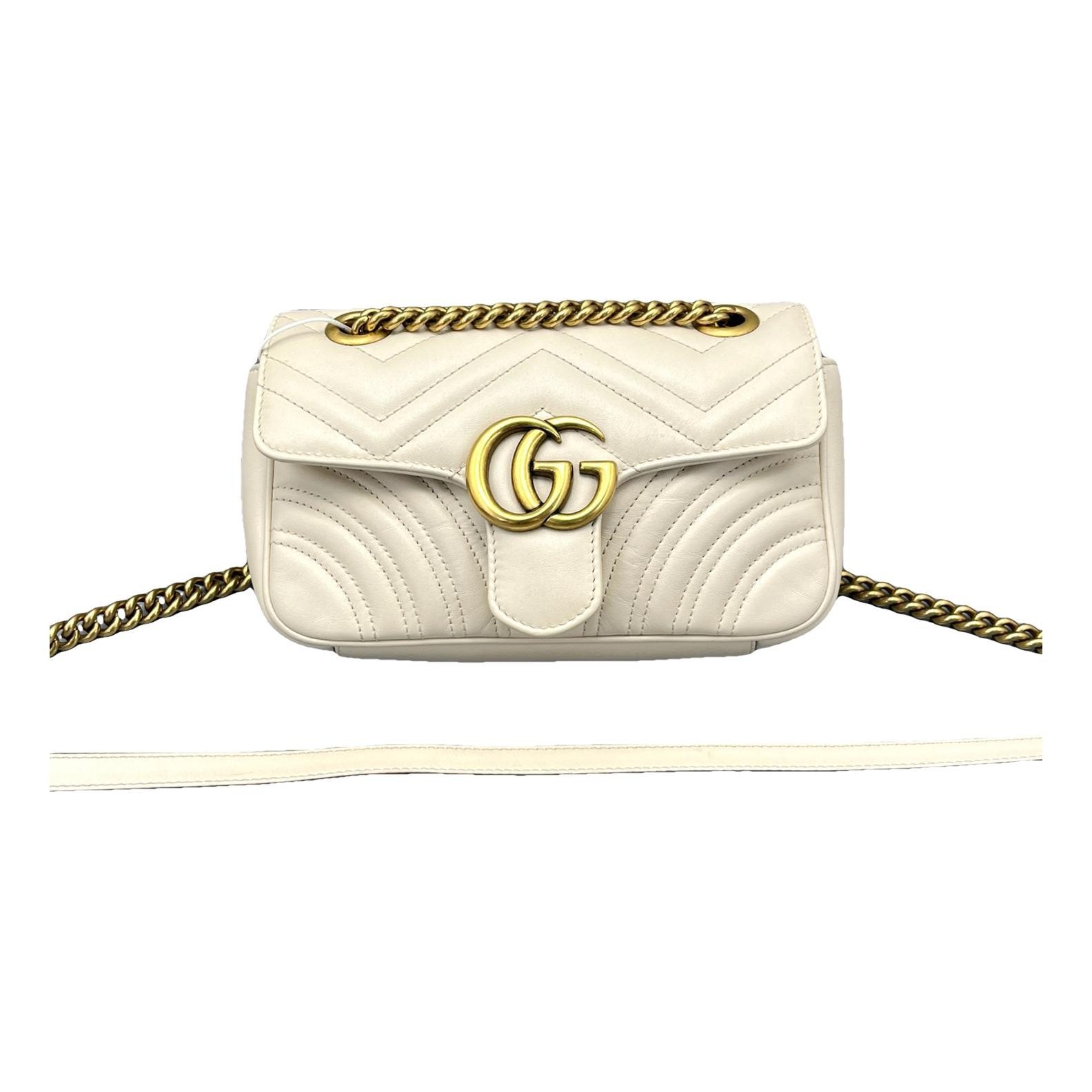GG Marmont Flap leather handbag