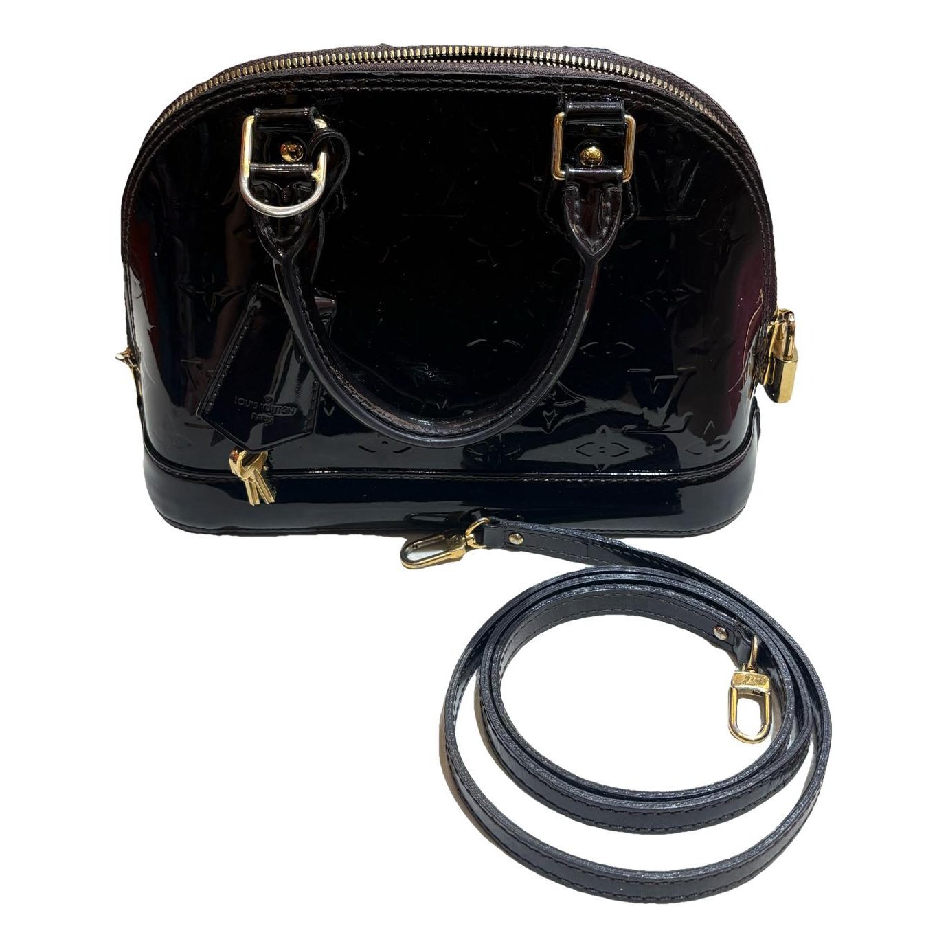 Alma BB patent leather handbag