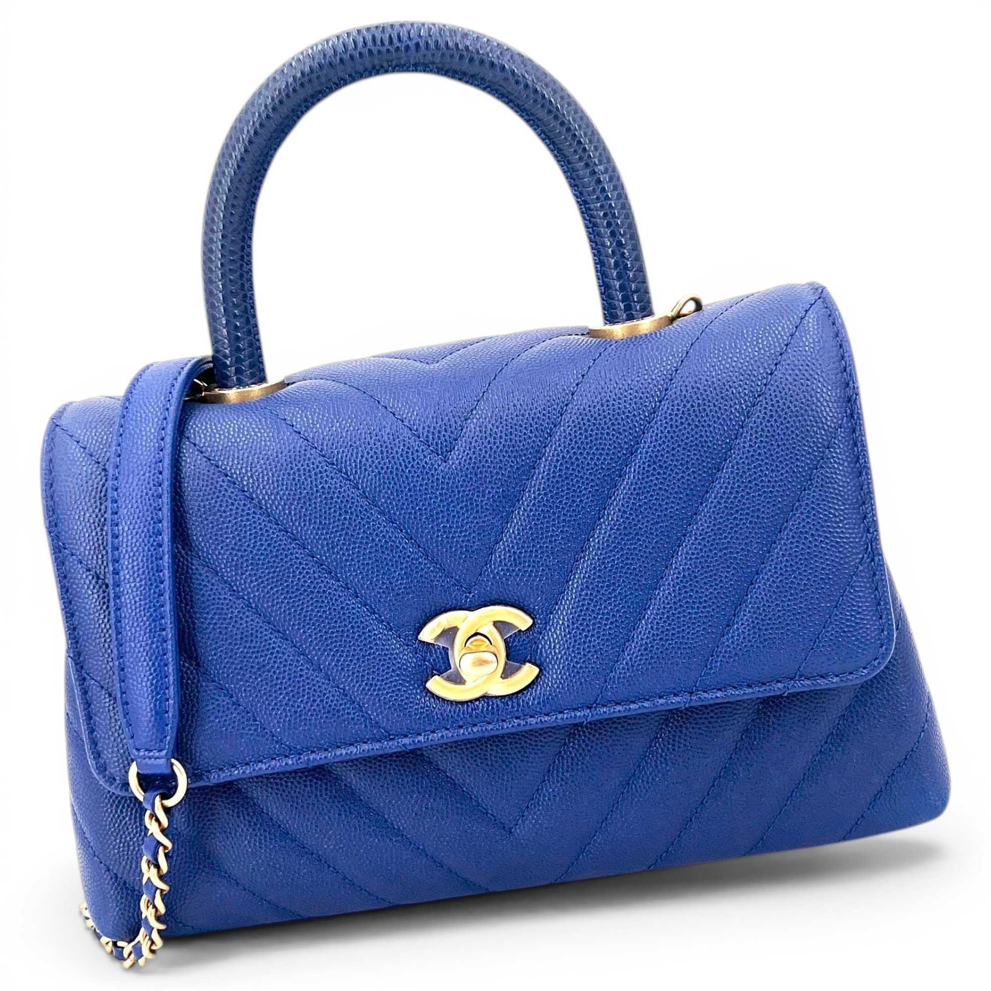 Coco Handle leather handbag