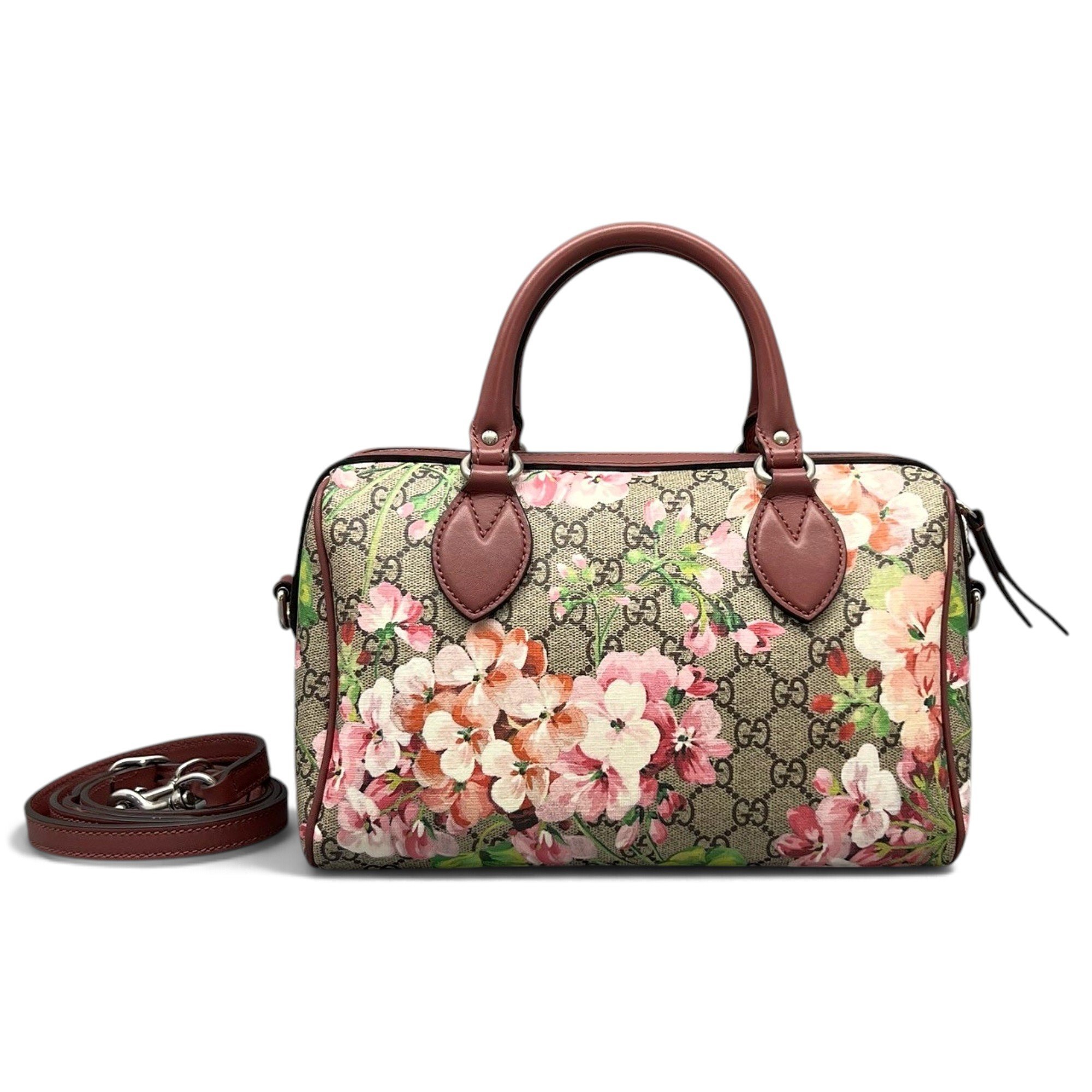 Boston leather handbag