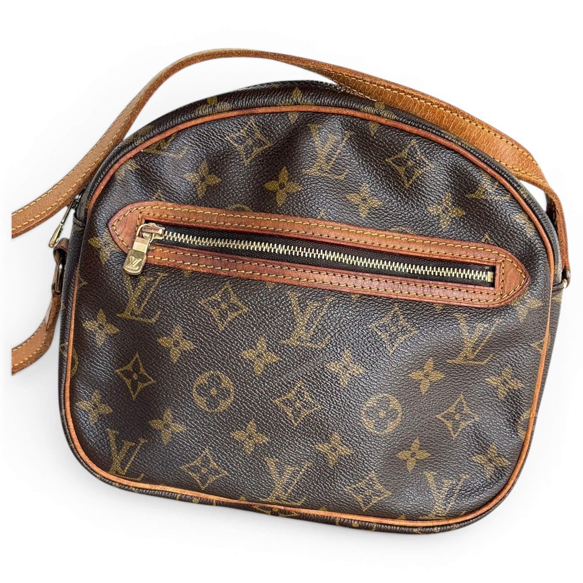 Senlis leather crossbody bag