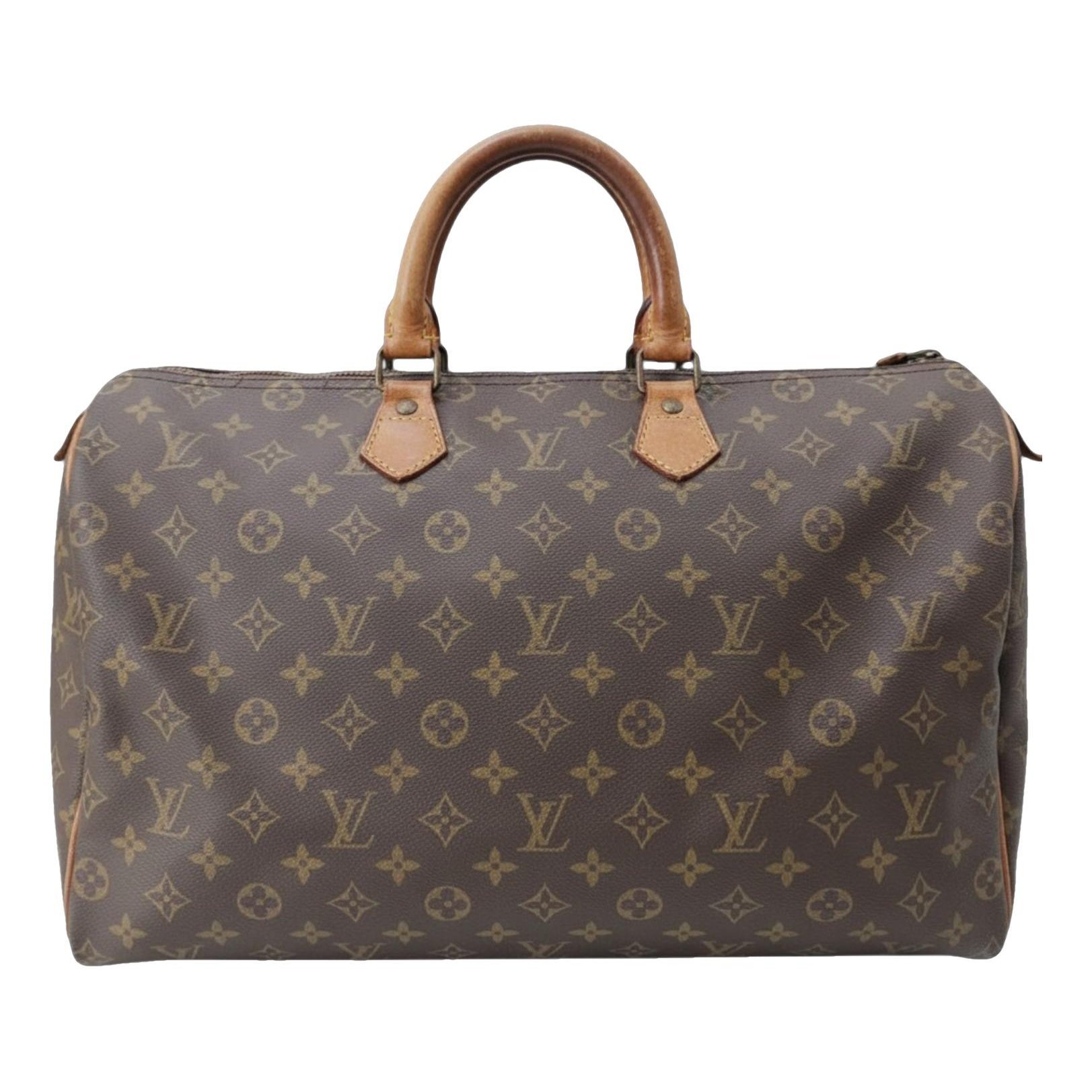 Speedy leather handbag